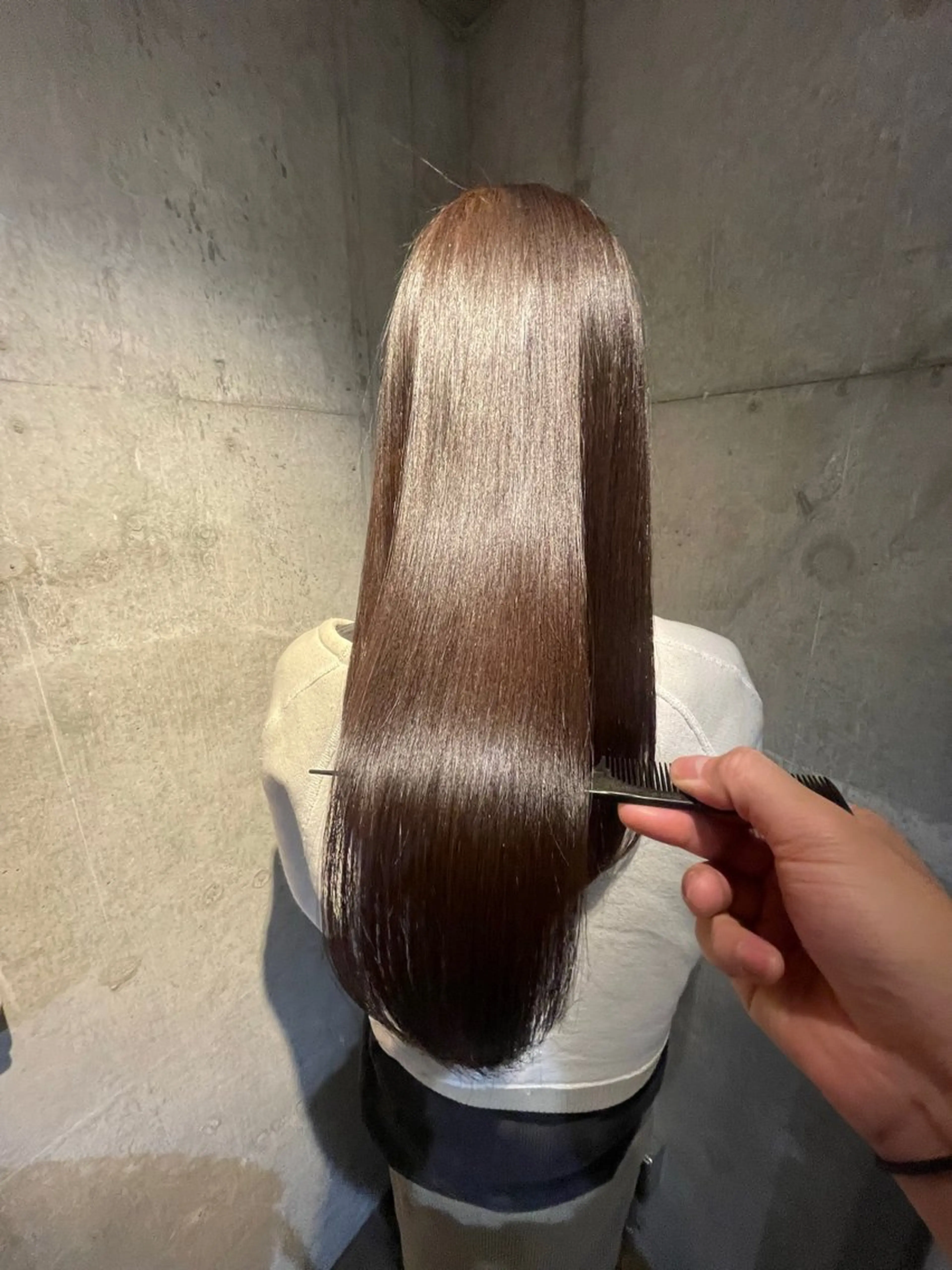 ロング Lucca Lance経堂店【ルッカランス】所属・美髪矯正/髪質改善/ 福崎航平のヘアスタイル