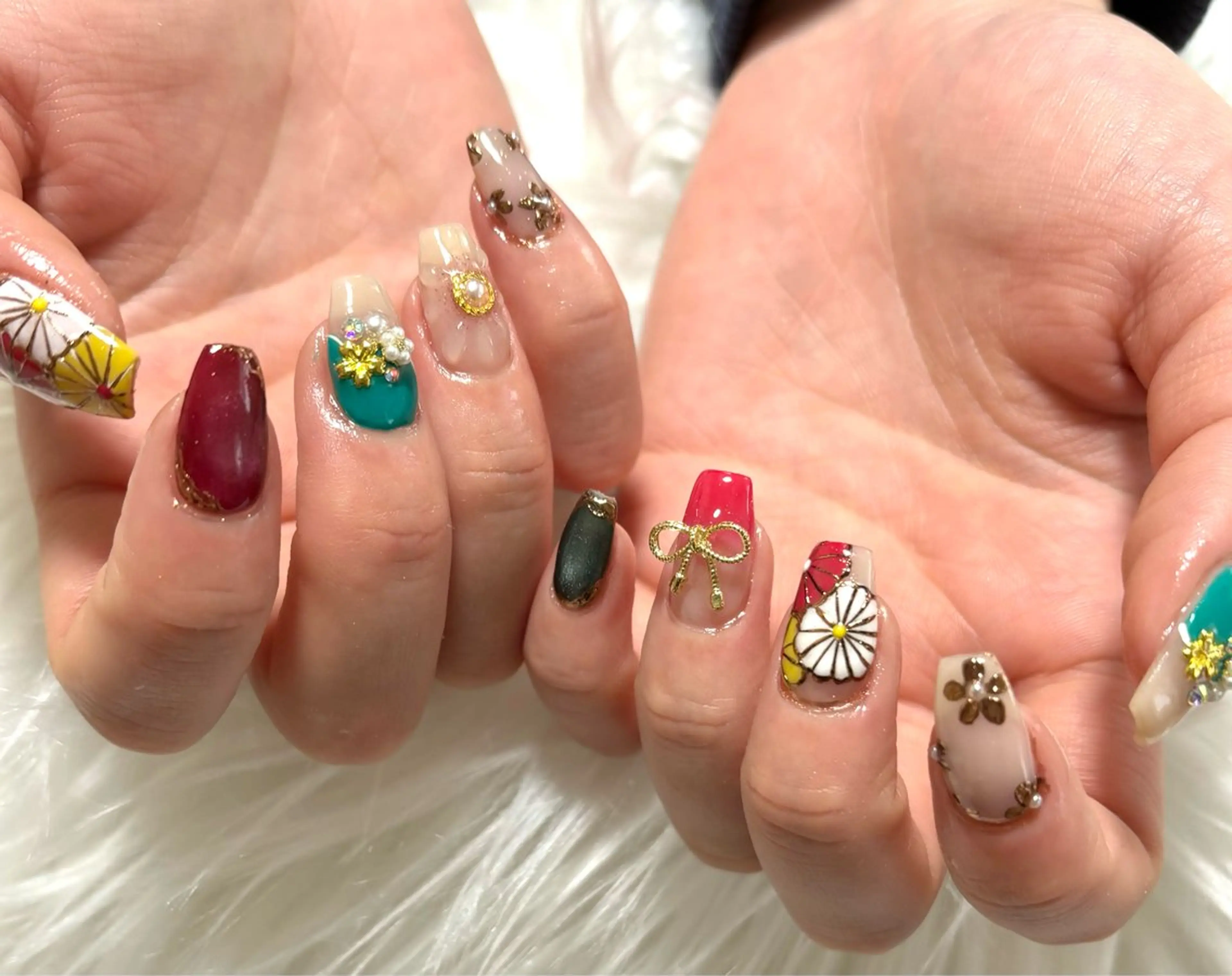ネイル ハンドネイル nail salon HIRUKANAのネイルデザイン
