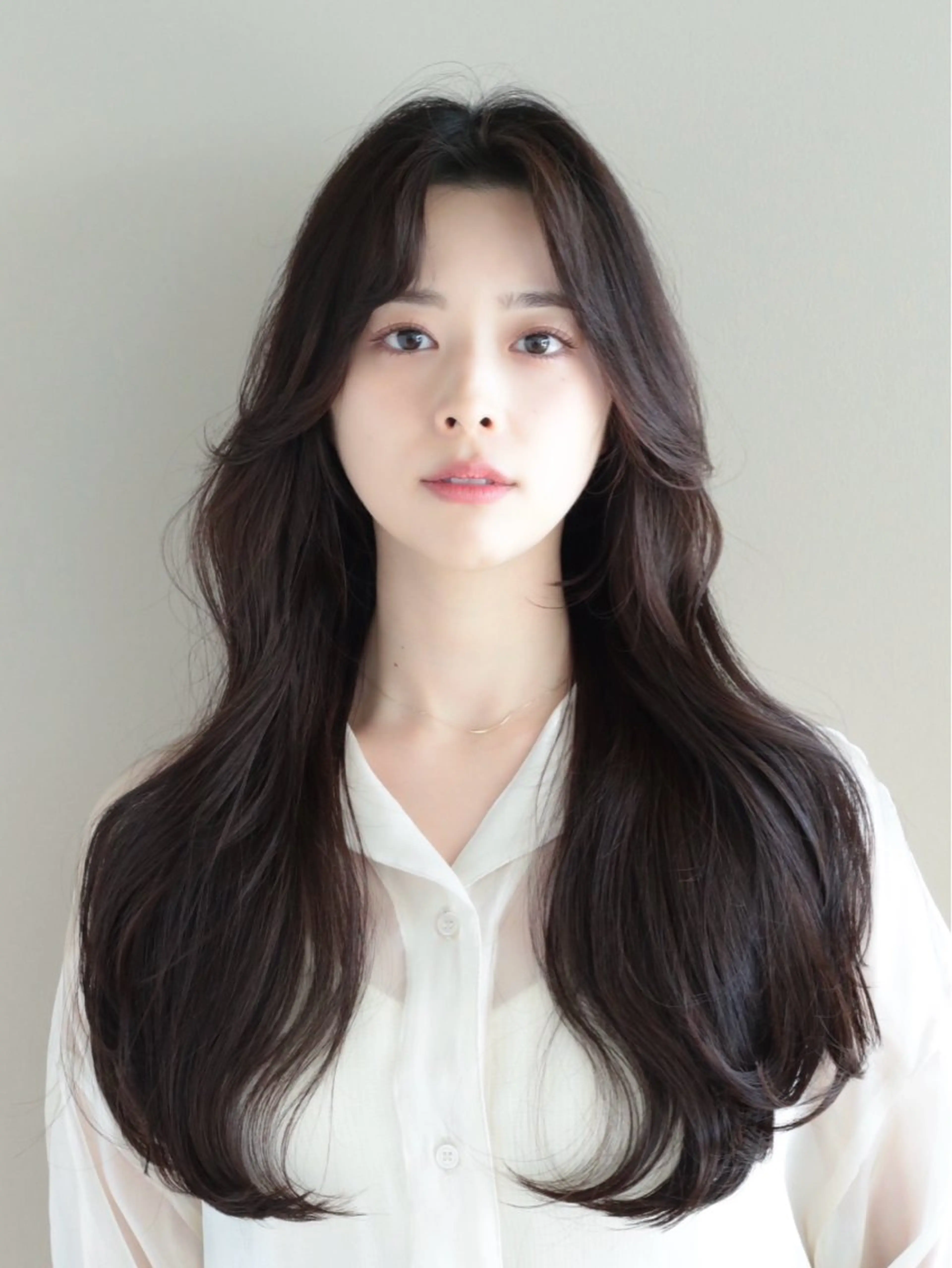 ロング カラー レイヤーカット 似合わせカット レイヤー/顔周り /透明感🩶高橋大のヘアスタイル