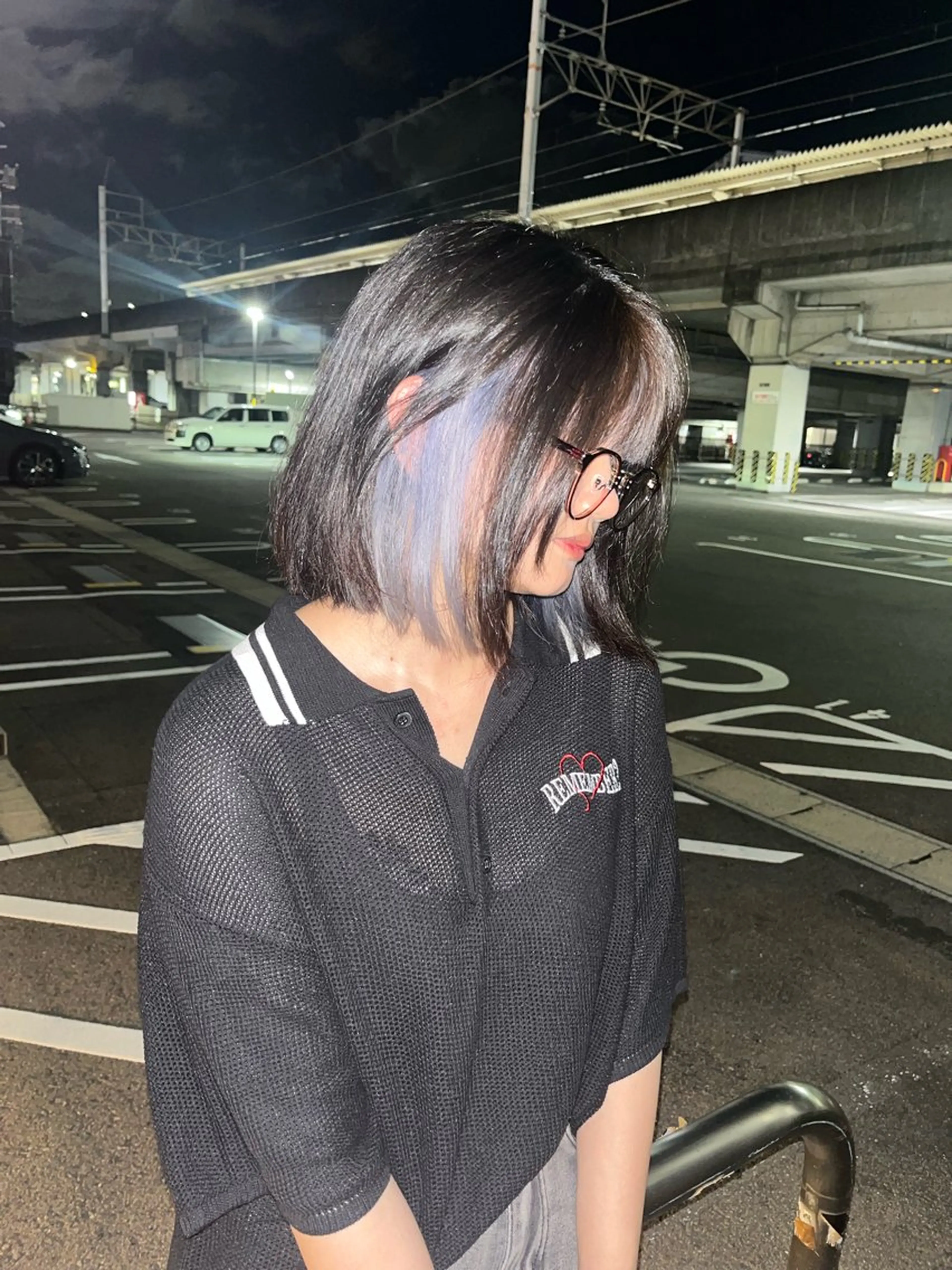 カラー ブリーチ 森 理音のヘアスタイル