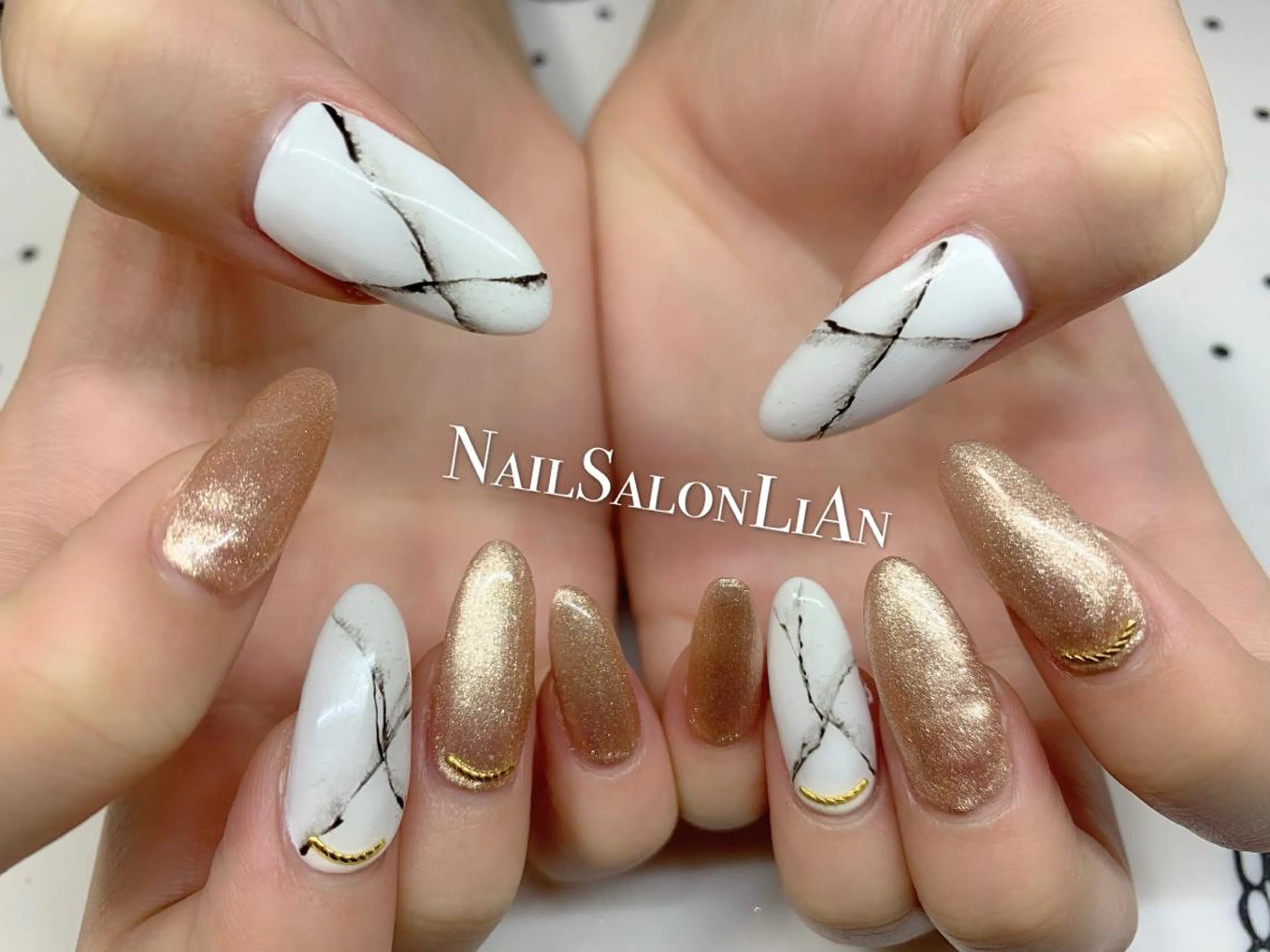 ネイル 持ち込み ハンドネイル NailSalon LiAnのネイルデザイン