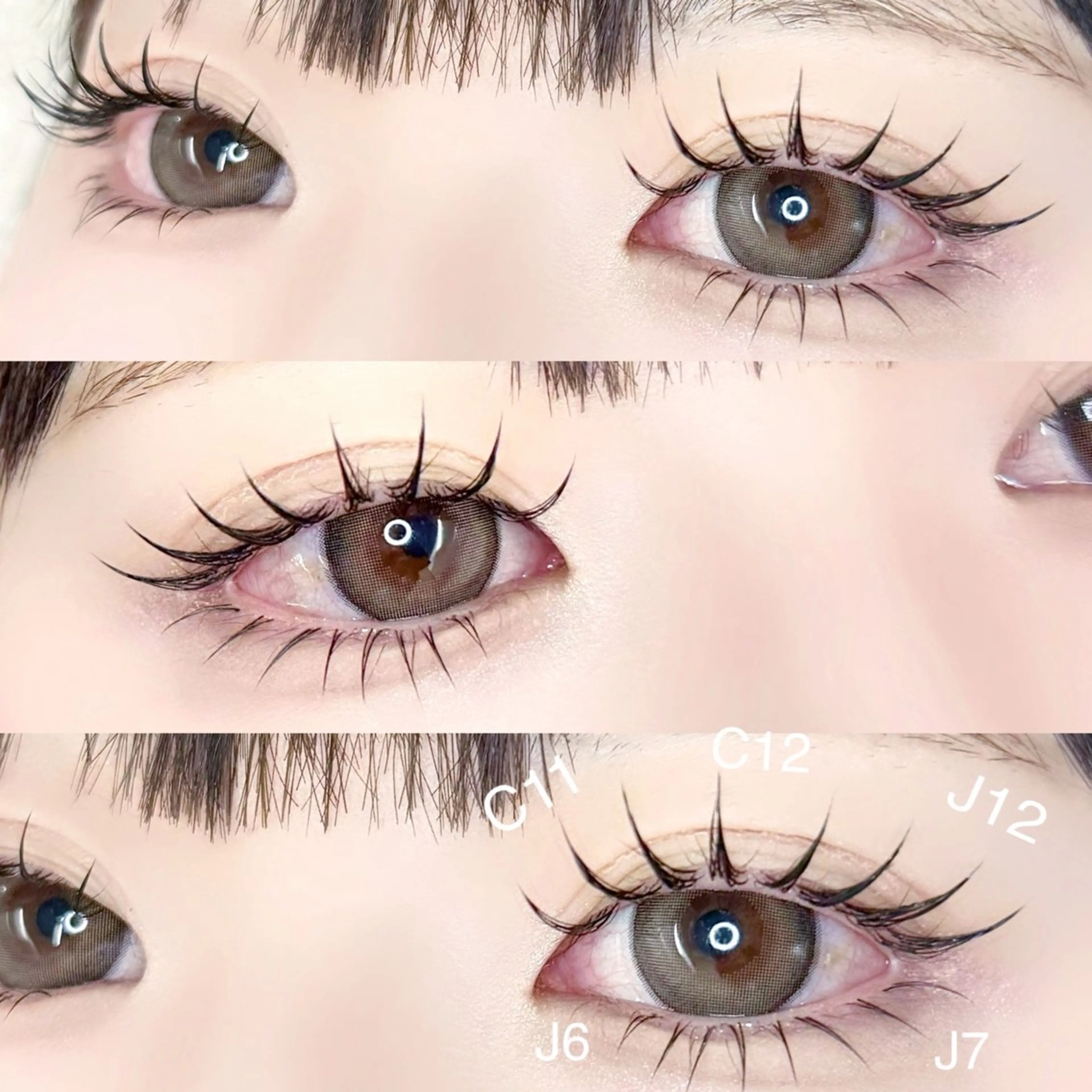 マツエク・マツパ フラットラッシュ マツエク ゆいな 💖のマツエク・マツパデザイン