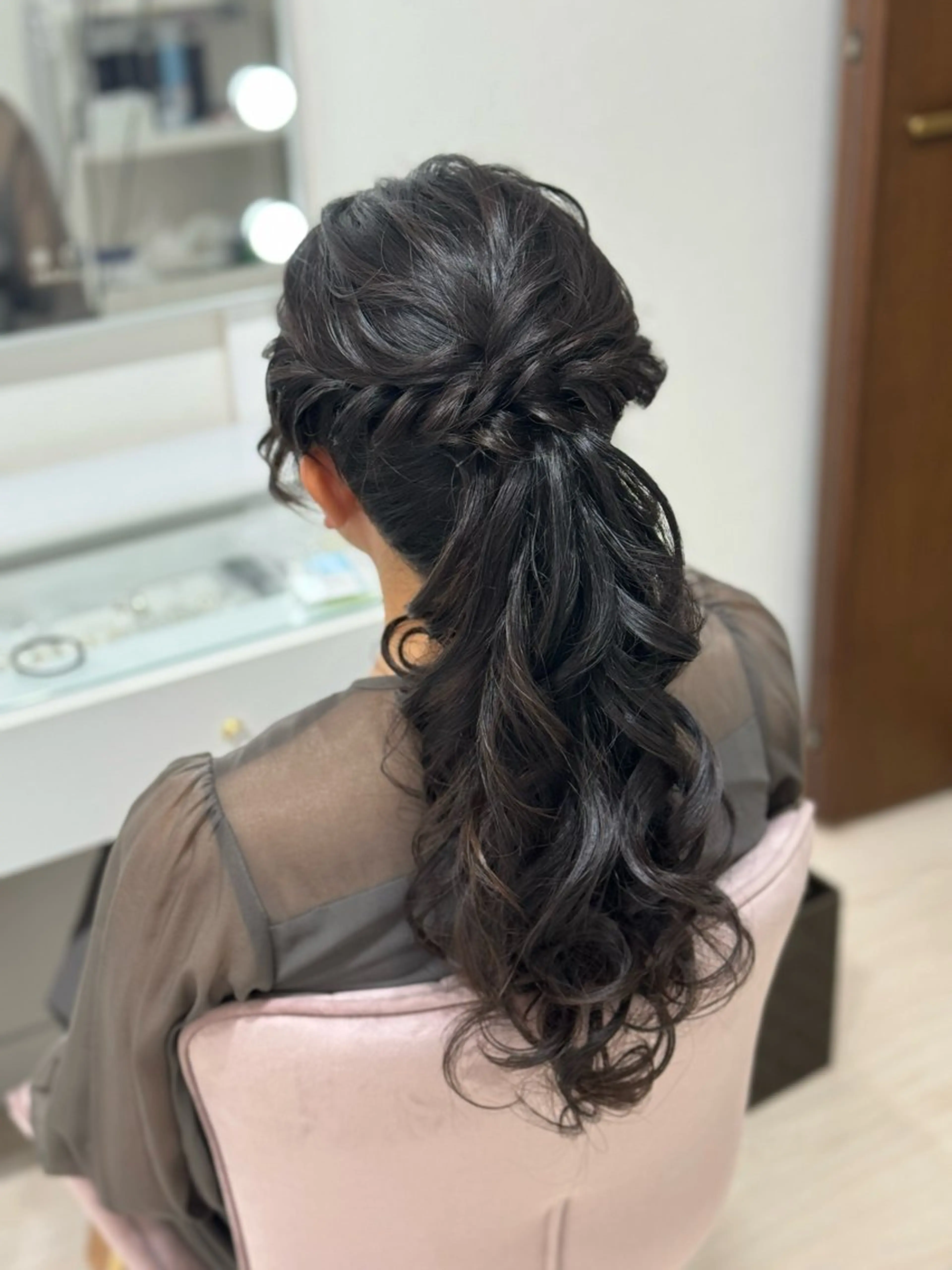 ロング 鷲見 望のヘアスタイル
