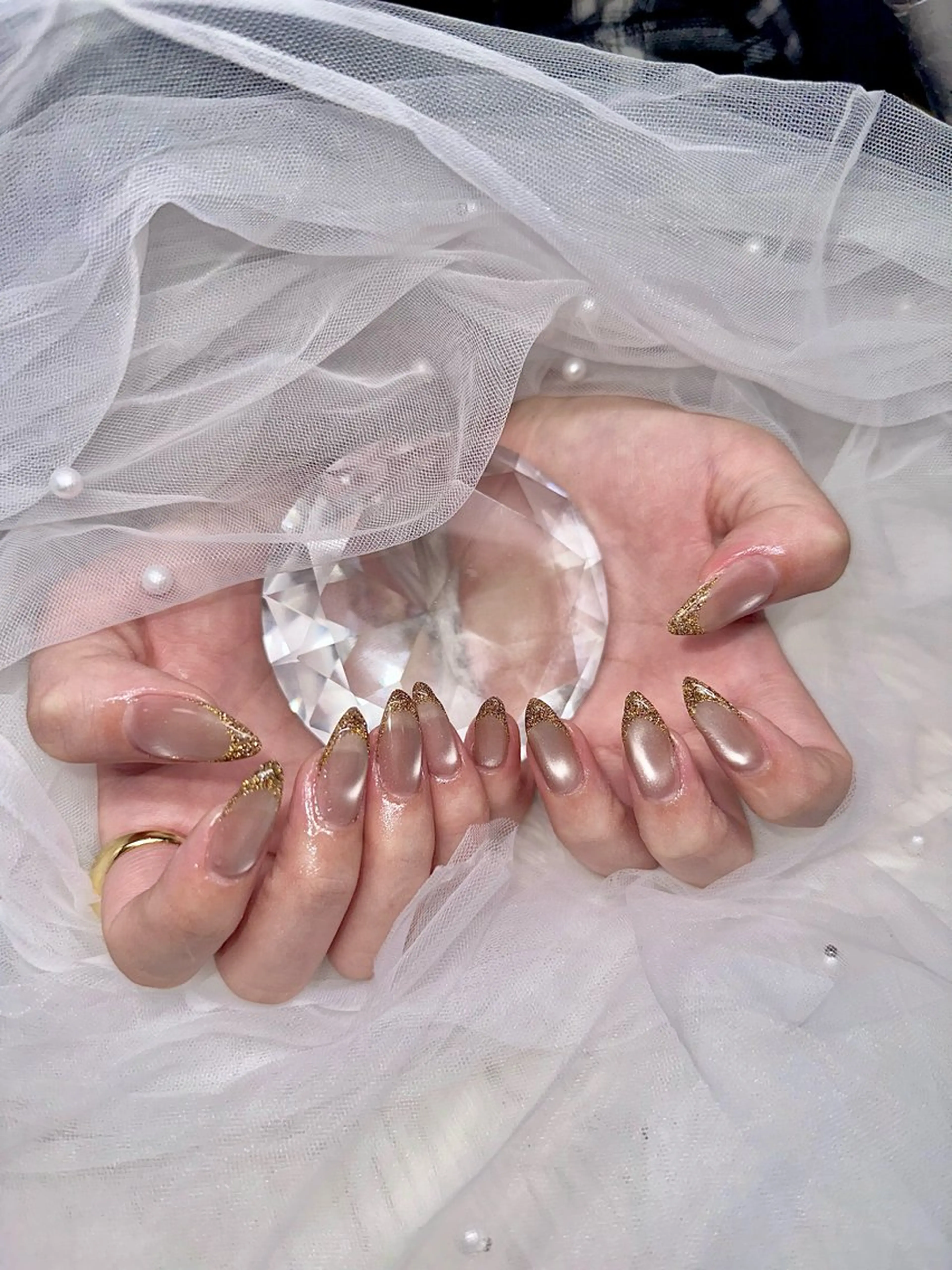 ネイル フラッシュネイル フレンチネイル ジェルネイル マグネットネイル ハンドネイル JillNails Niinaのネイルデザイン