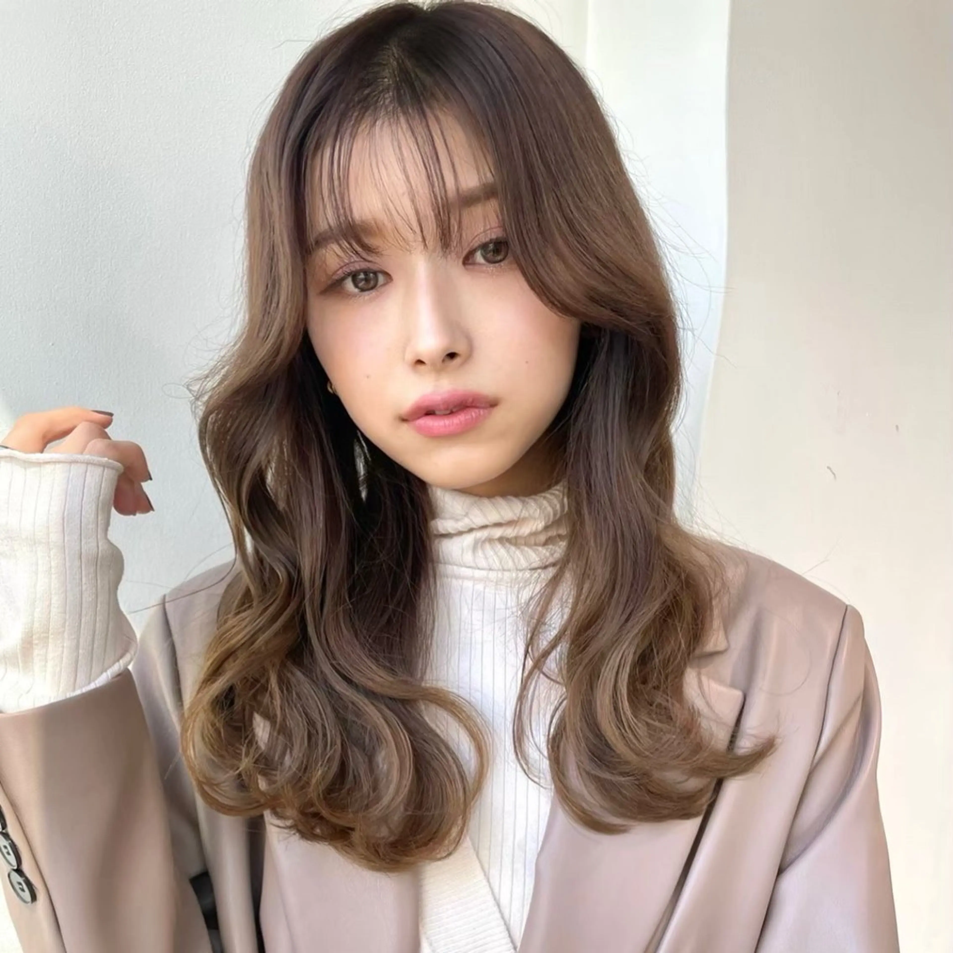 ロング カラー メンズ特化/上野 暖色カラー ダイチのヘアスタイル