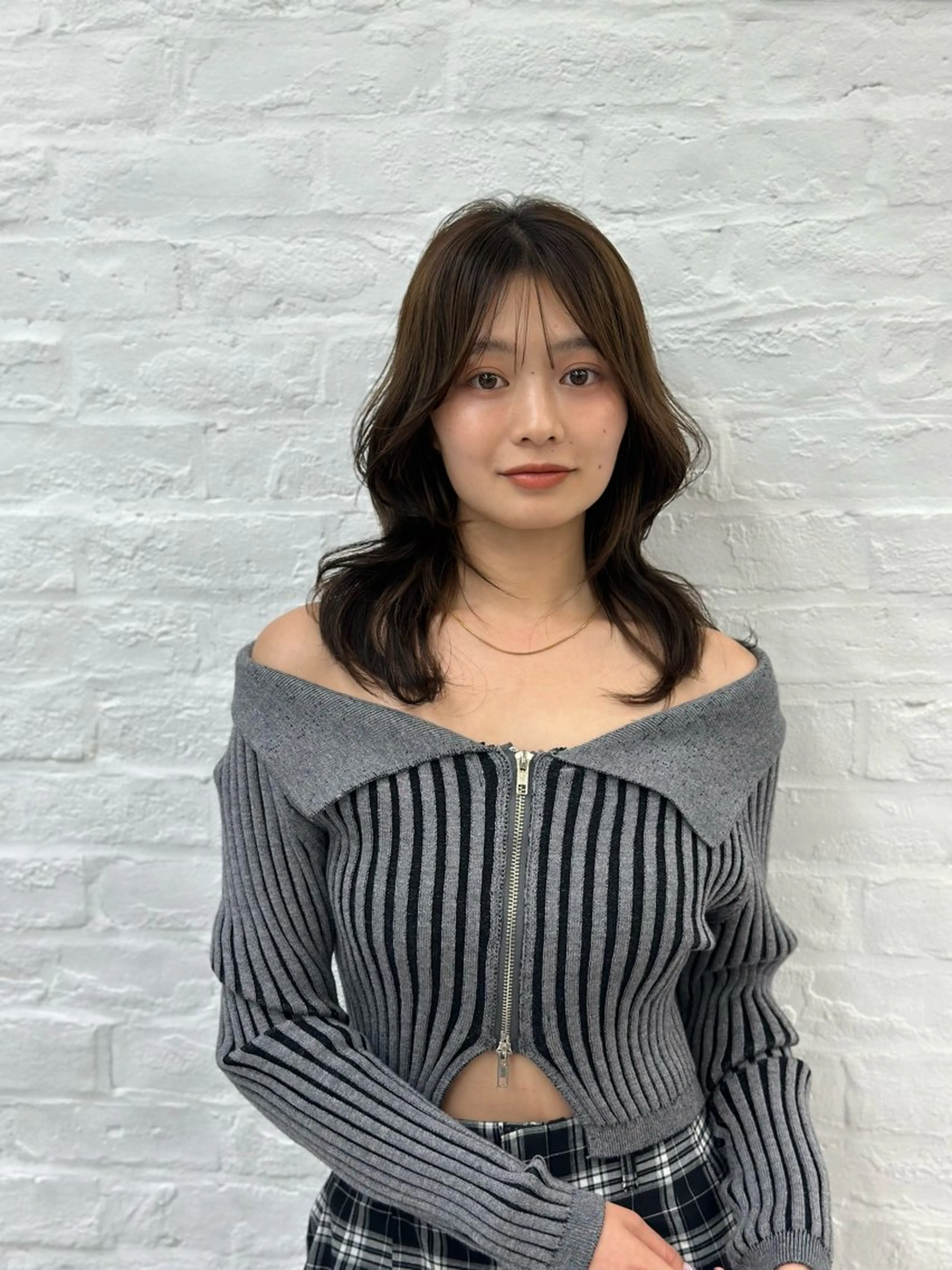 セミロング カット ヘアカラー トリートメント ヘッドスパ ヘアセット 前髪顔まわりカット 🌈中村海聖のヘアスタイル