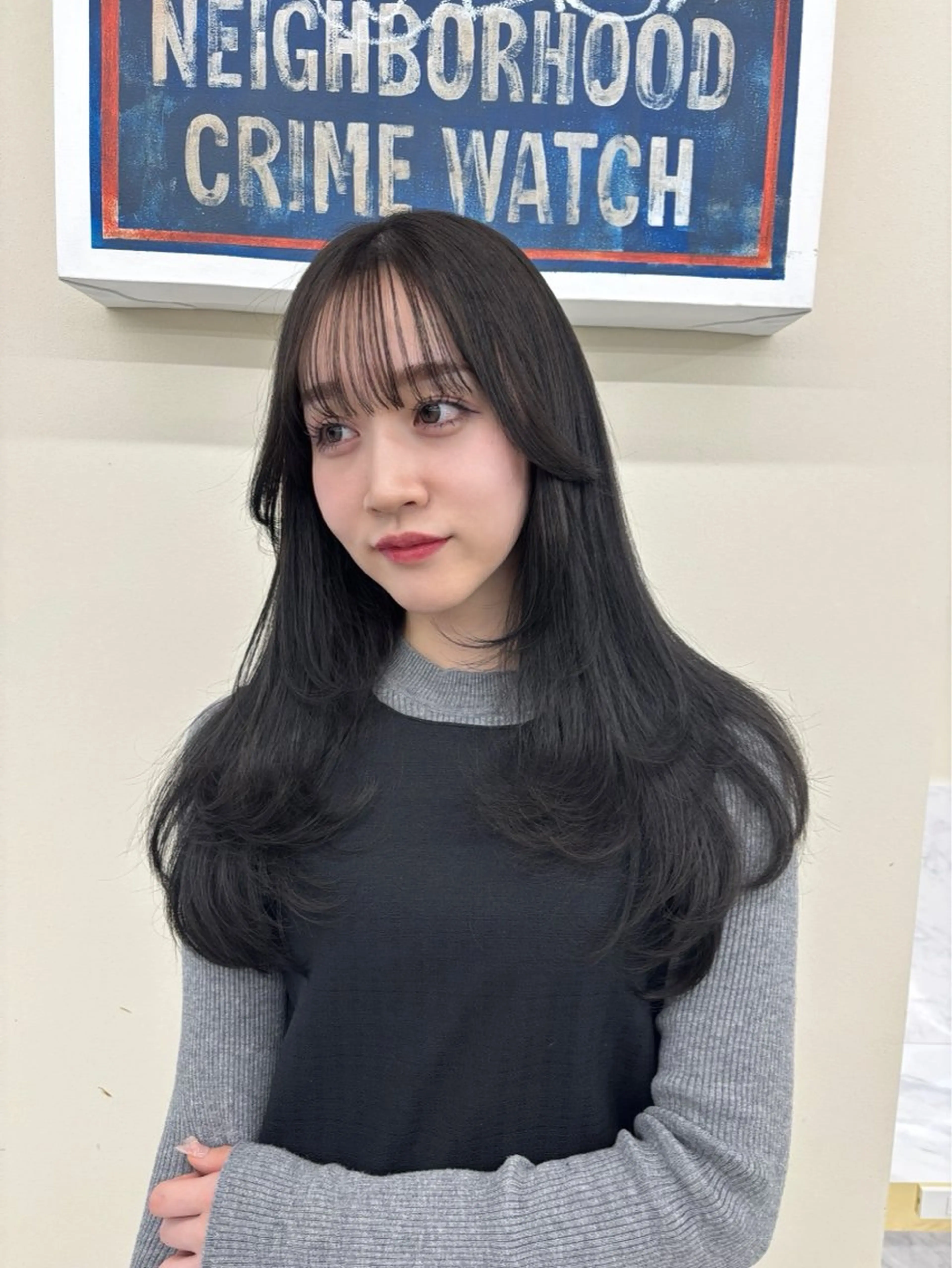 ロング カット レイヤーカット/髪質 改善/momo🎀のヘアスタイル