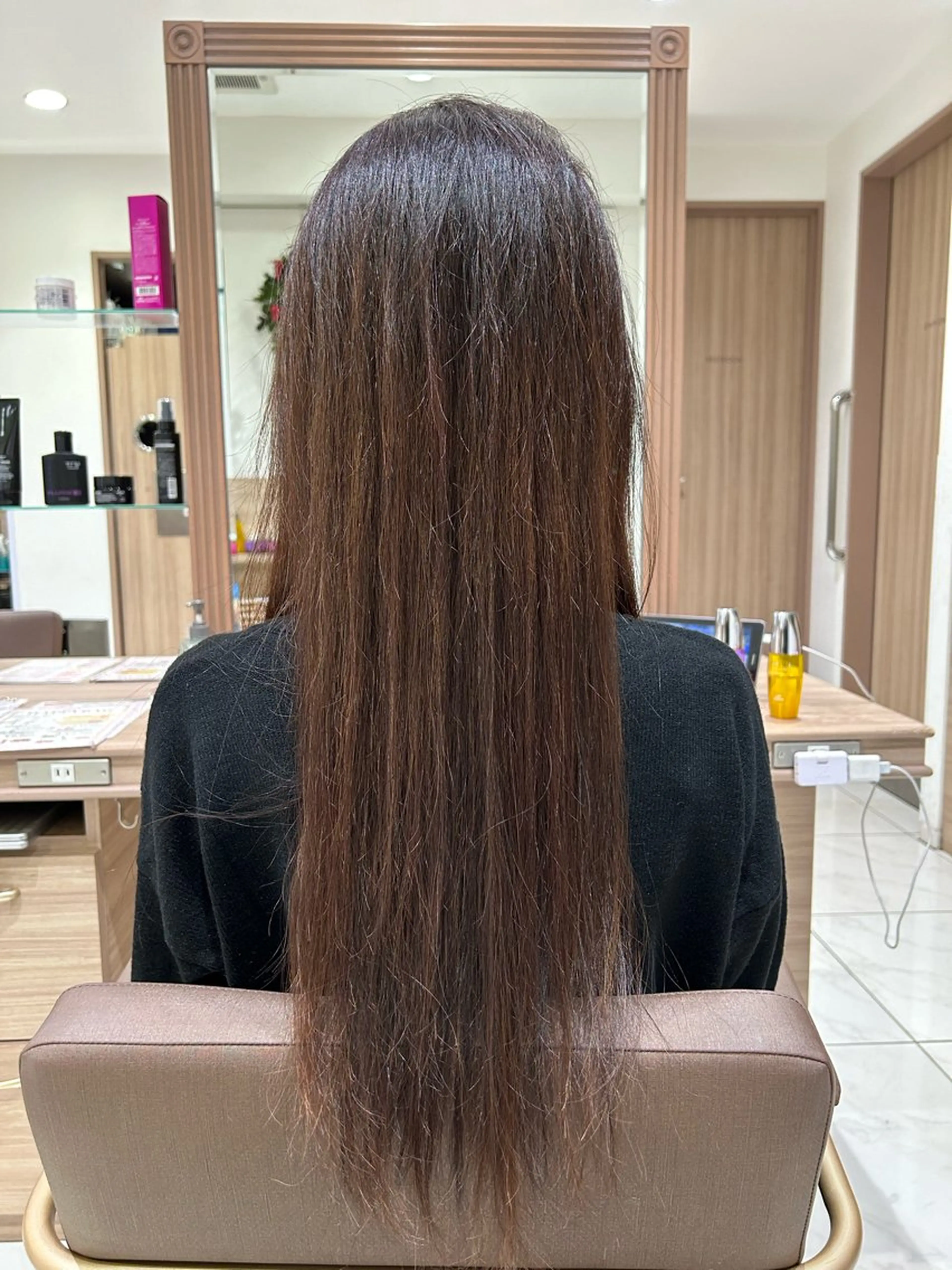 ロング 縮毛募集中🔥 小平悠人のヘアスタイル