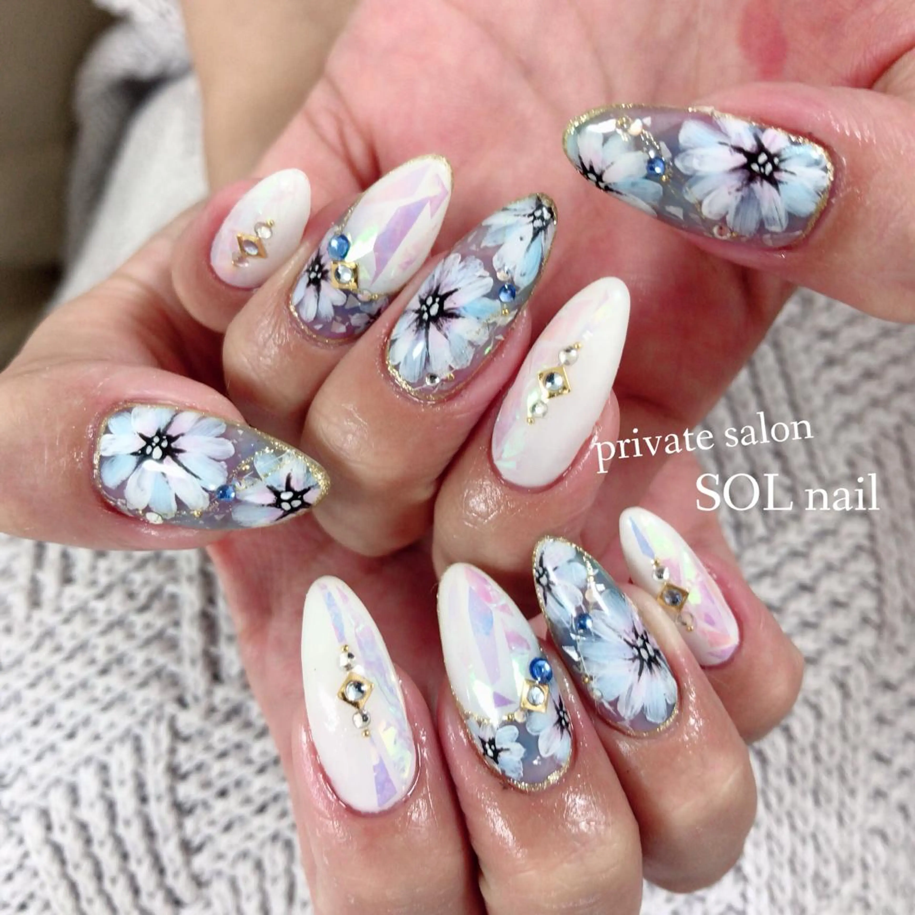 ネイル ハンドネイル SOL NAILのネイルデザイン