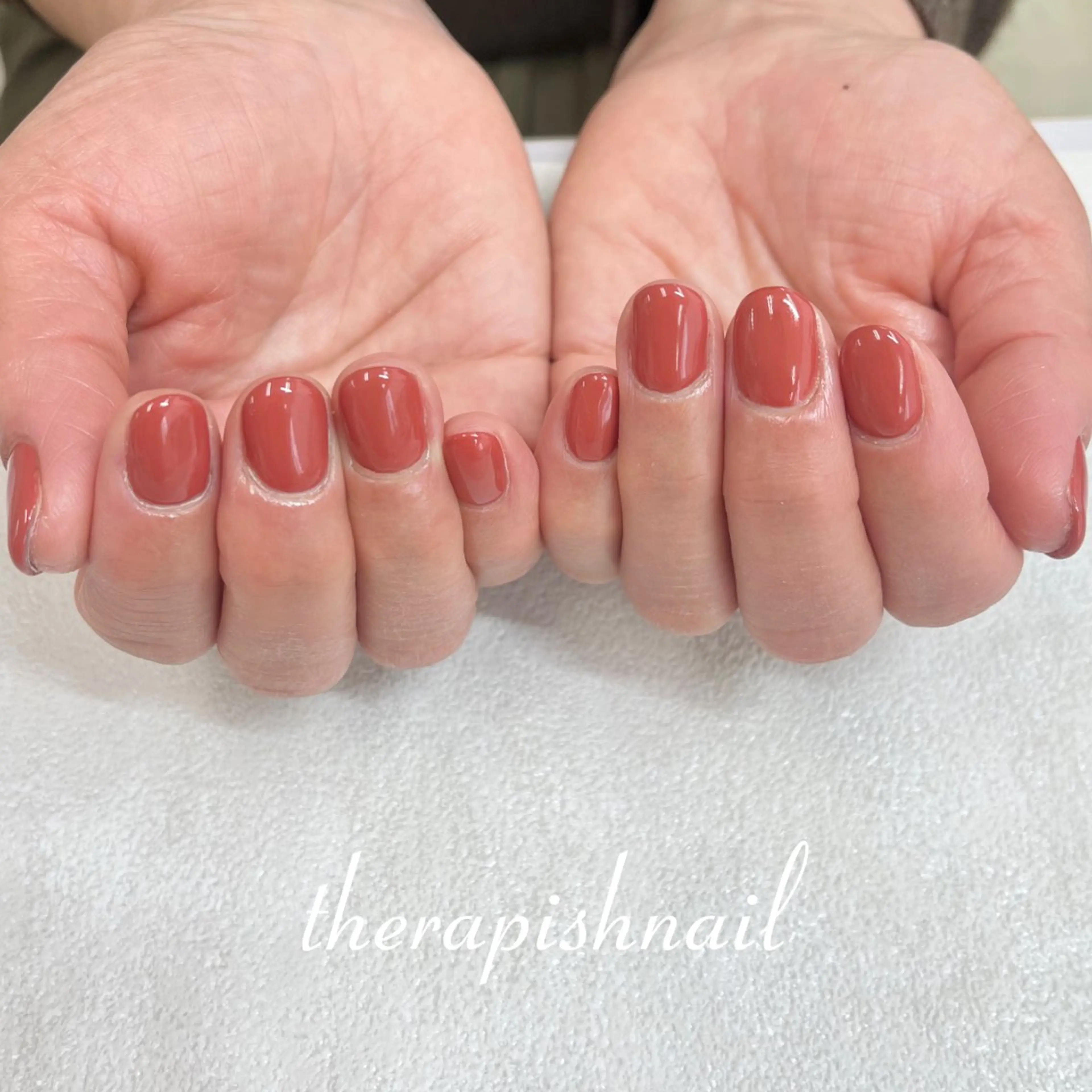 ネイル ワンカラーネイル therapish 東三国徒歩1分 ゆなのネイルデザイン