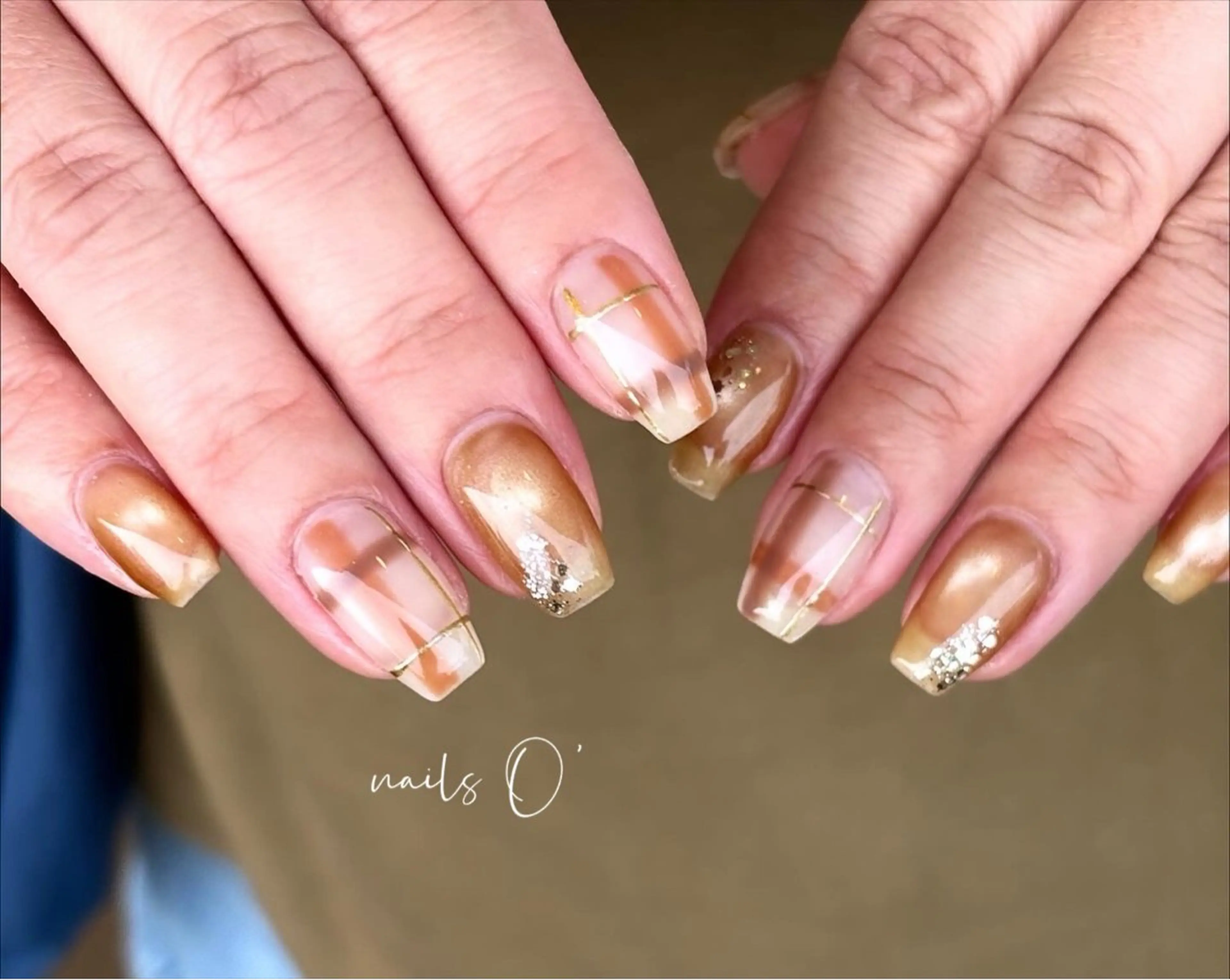 ネイル 大人可愛いネイル🎗 Hinaのネイルデザイン