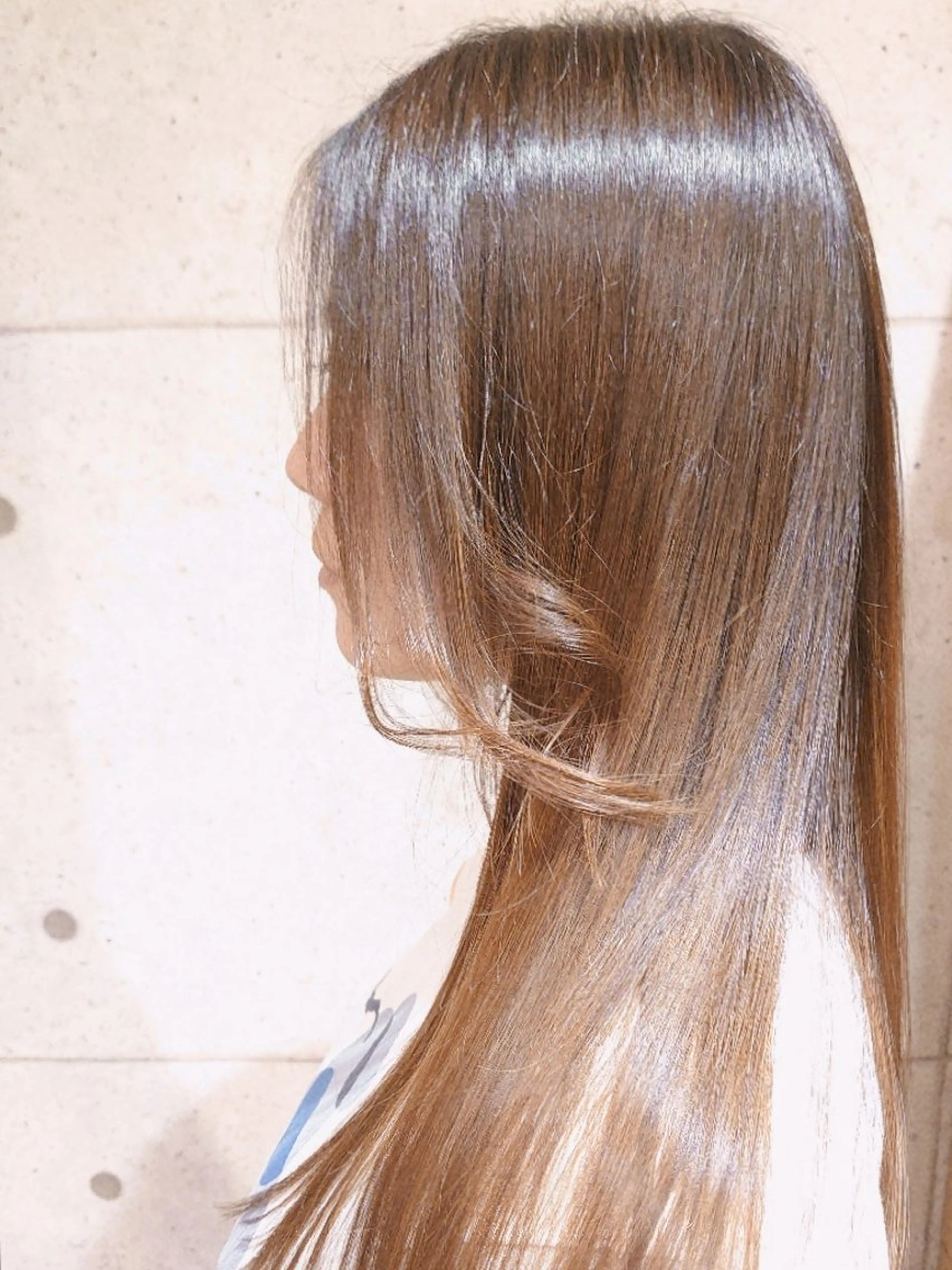 ロング 縮毛矯正 トリートメント 根岸 進のヘアスタイル