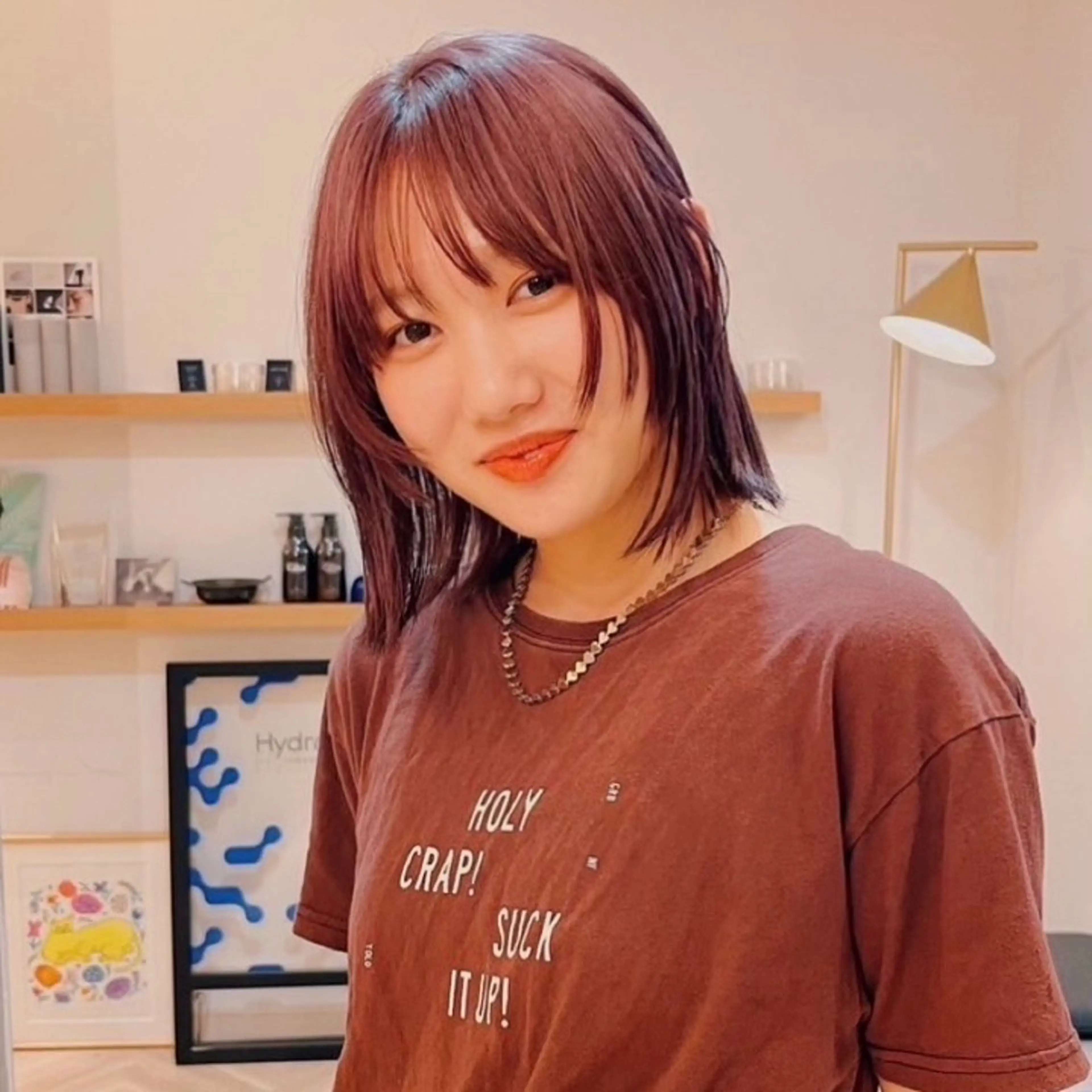 カラー カット ヘアカラー トリートメント 🐢ダブルカラー🐢 透明感/このかのヘアスタイル