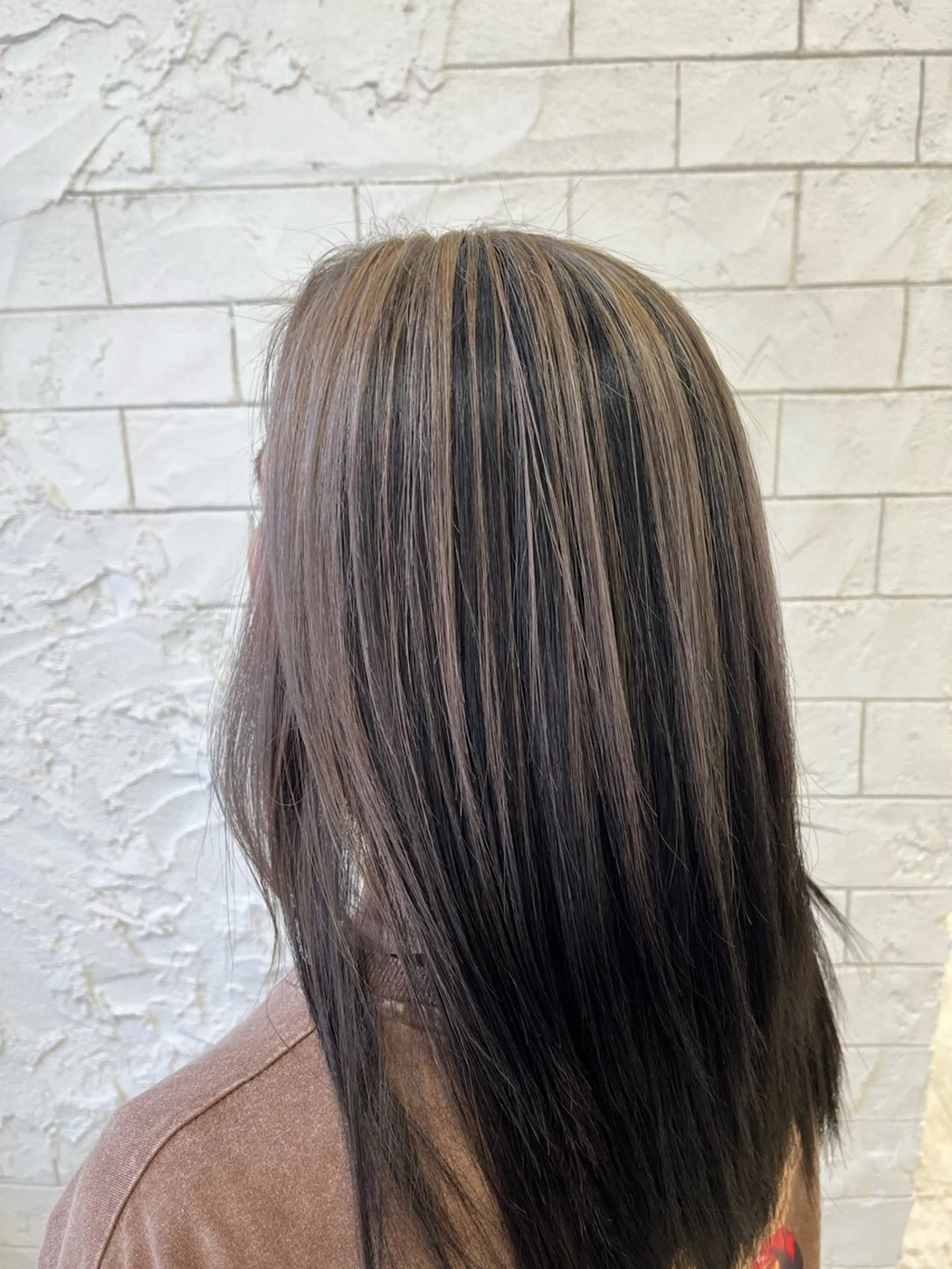 セミロング レイヤーカット archange 大井川のヘアスタイル