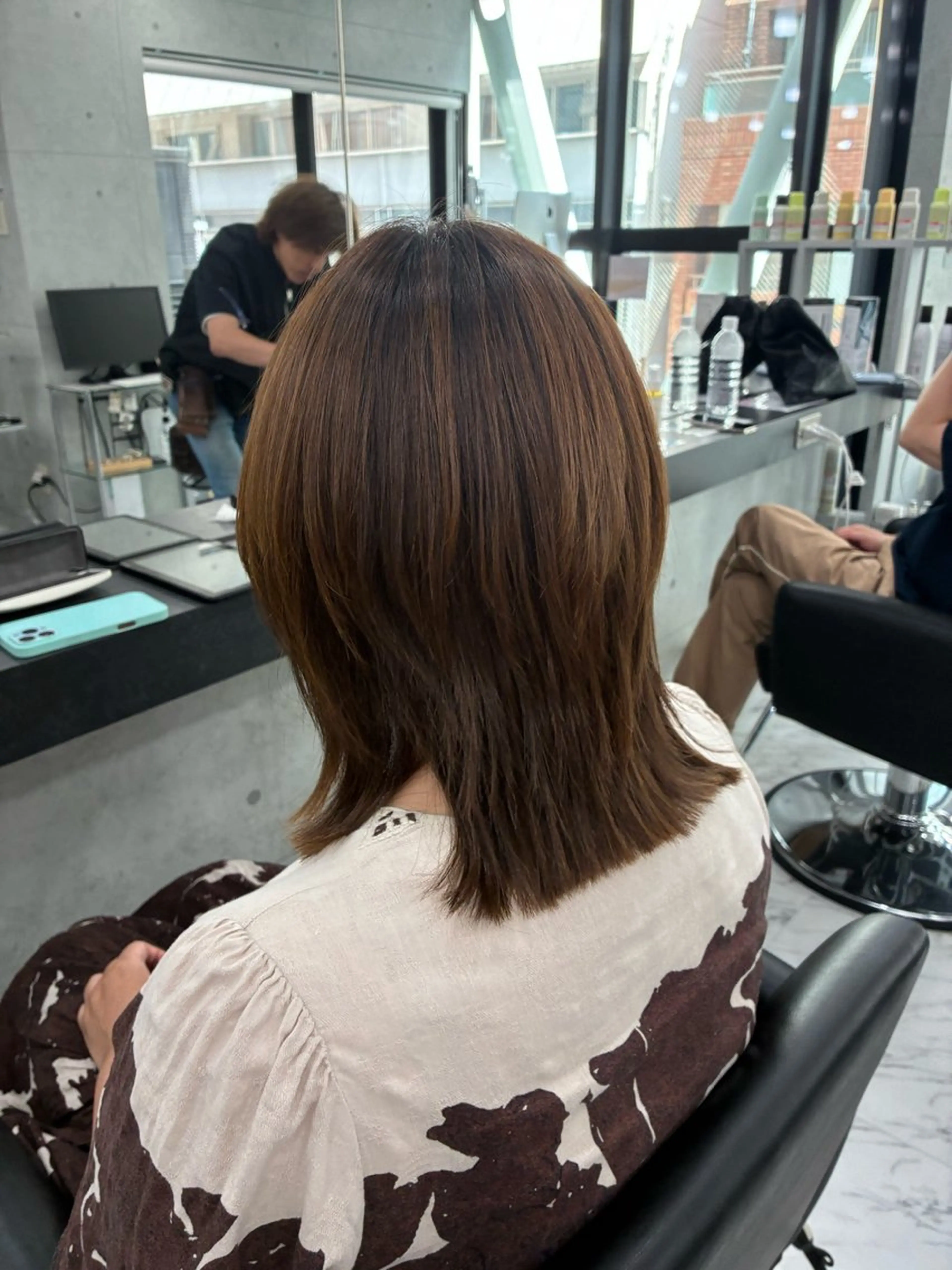 セミロング レイヤーカット カット ヘアカラー Endearing所属・Endearing 北澤那未🌟銀座のヘアスタイル