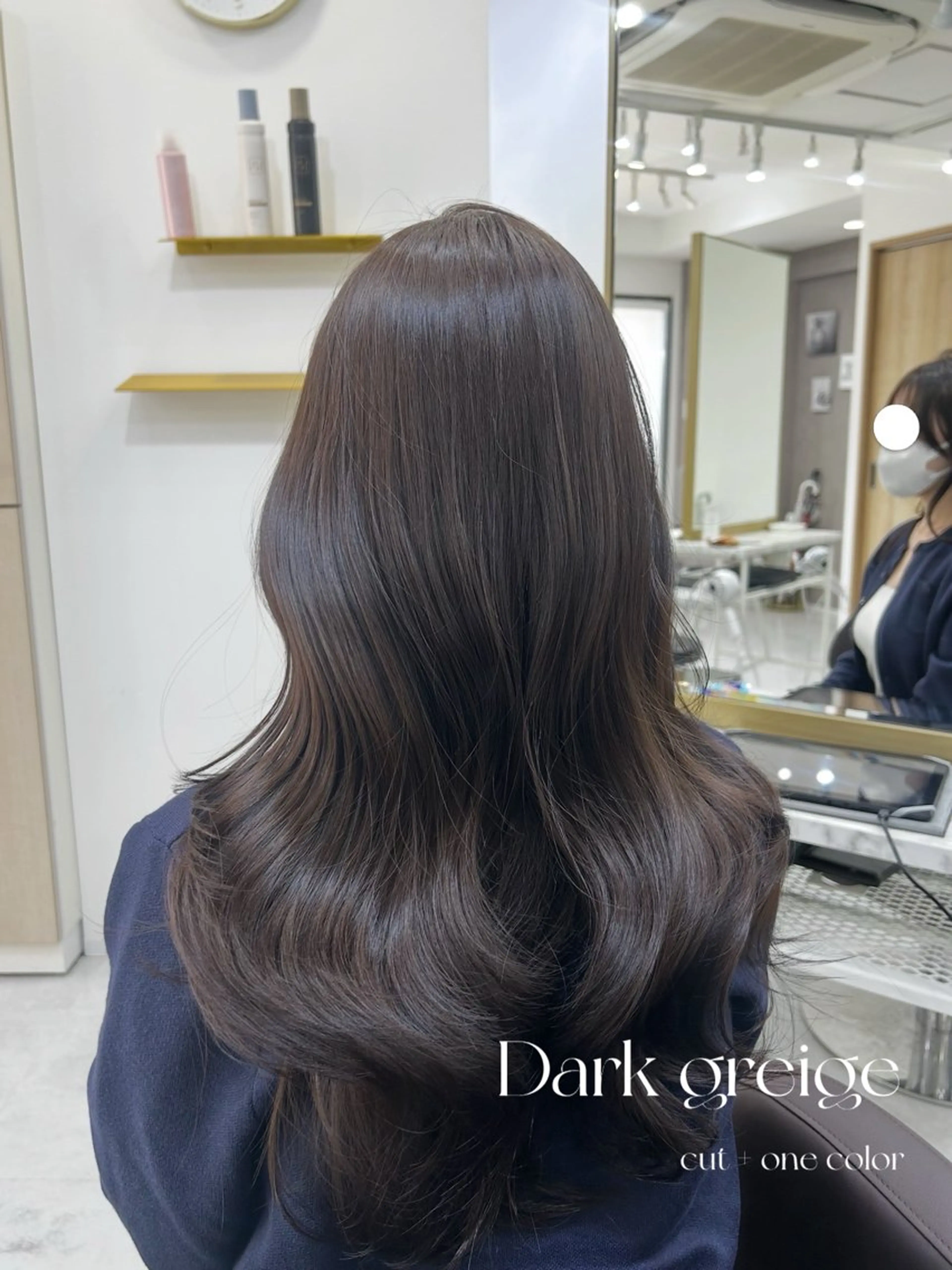 ロング カラー ヘアアレンジ カット ヘアカラー トリートメント ブリーチなしカラー/ ブラウン/レイヤーのヘアスタイル