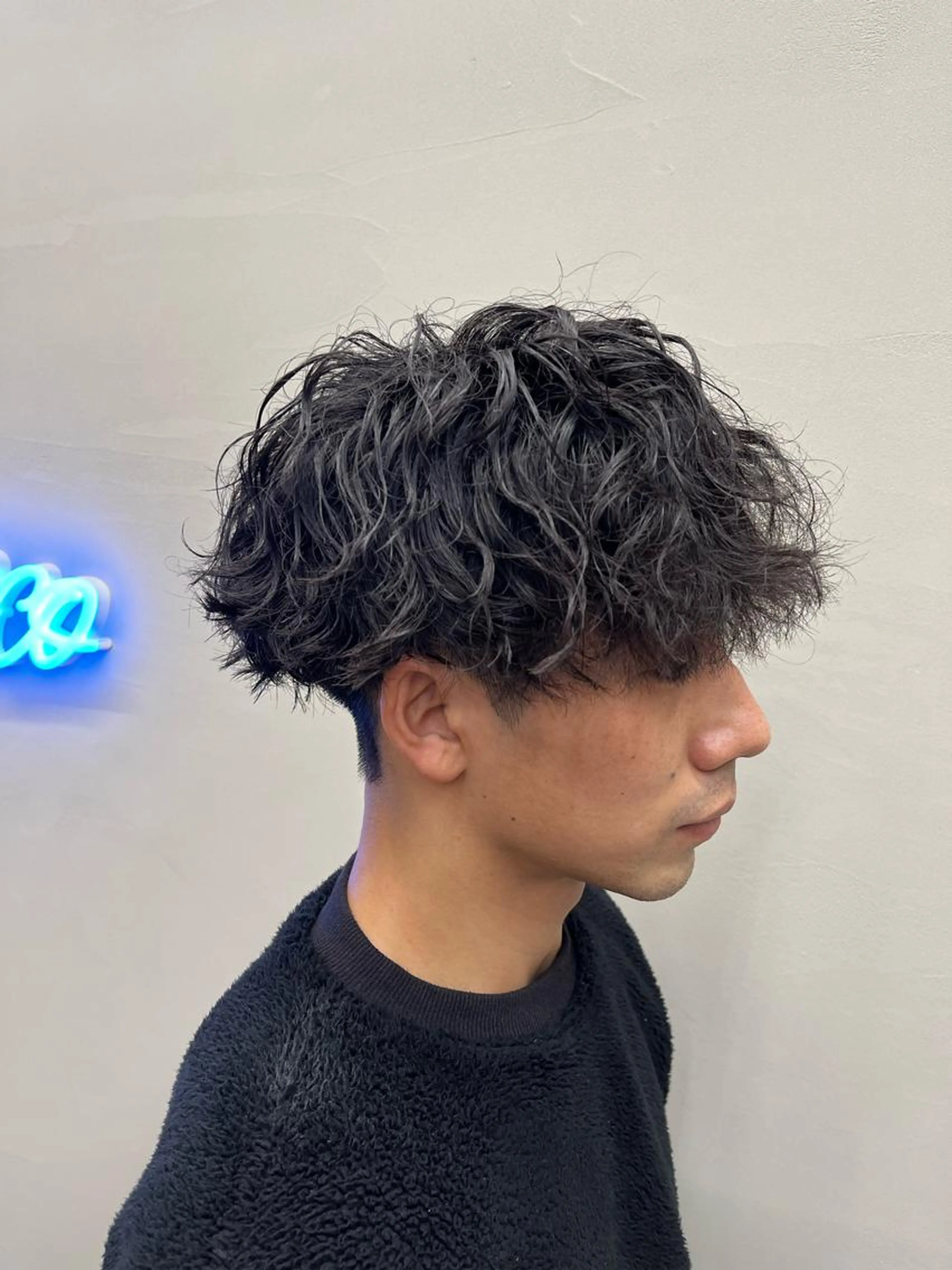 メンズカット＋パーマの写真