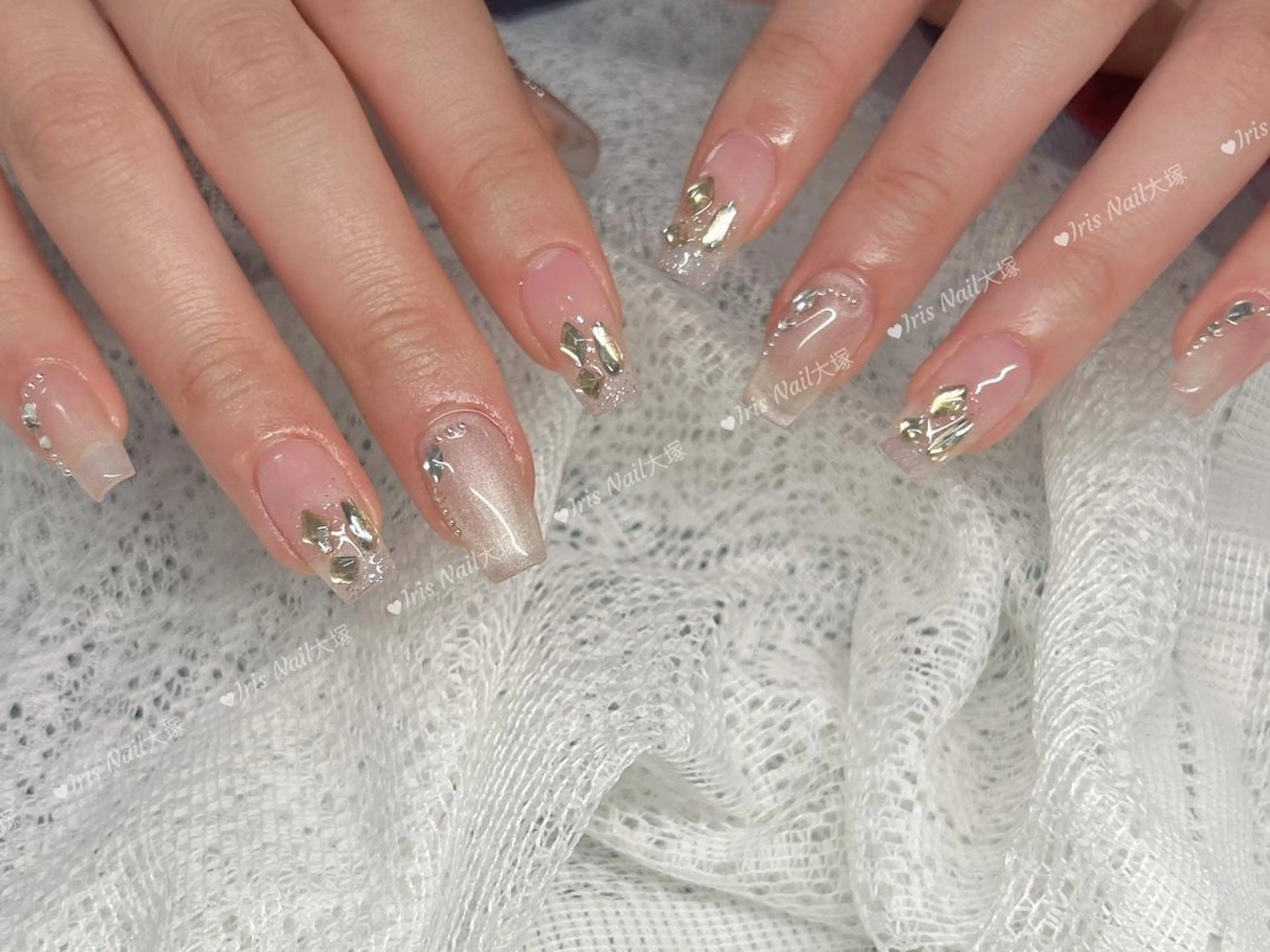 ネイル ネイルチップ ハンドネイル ハンドケア 🍒IRIS Nail🌸のネイルデザイン