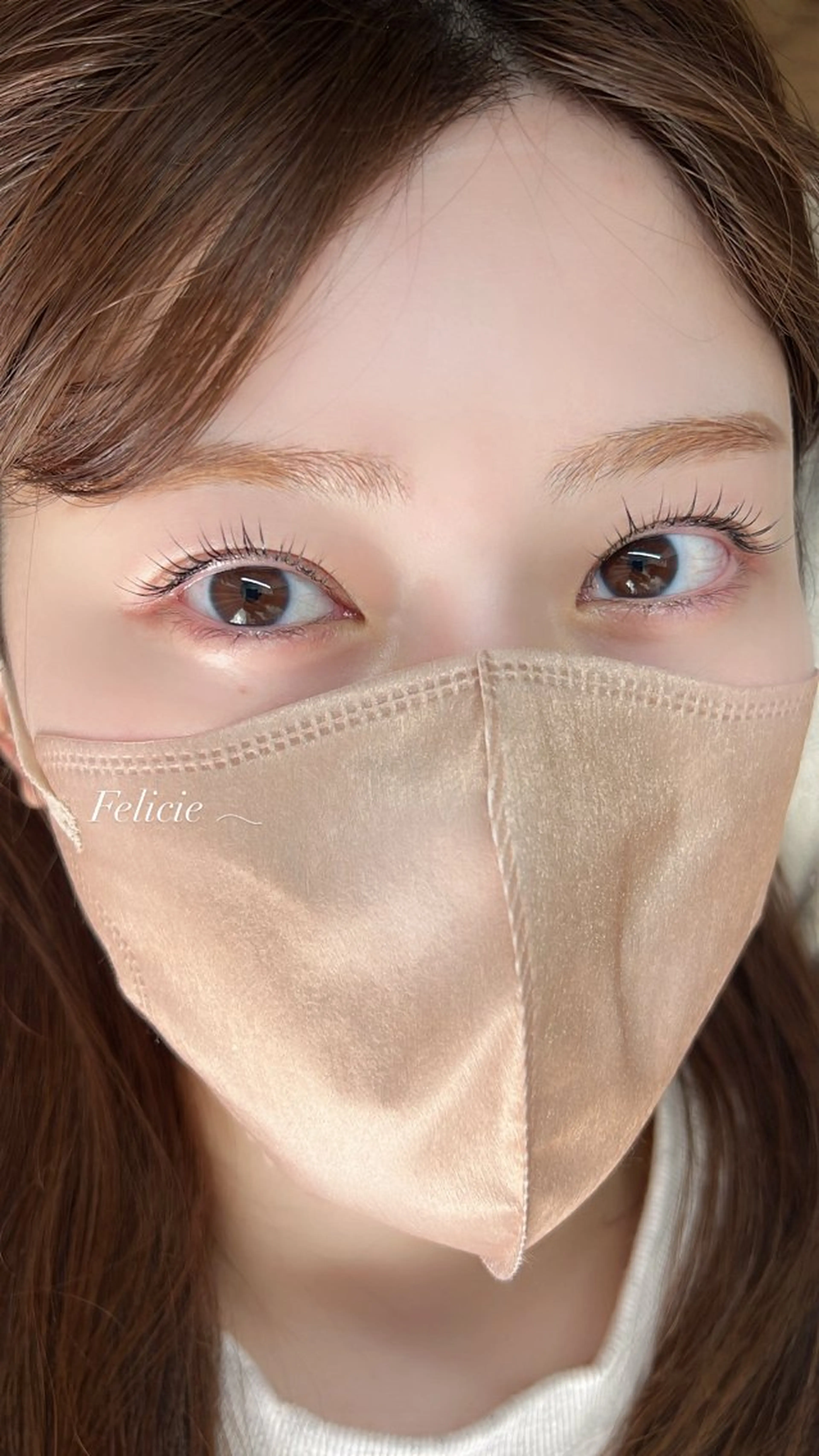 マツエク・マツパ パリジェンヌラッシュリフト マツパ Felicie＊ Sayakaのマツエク・マツパデザイン