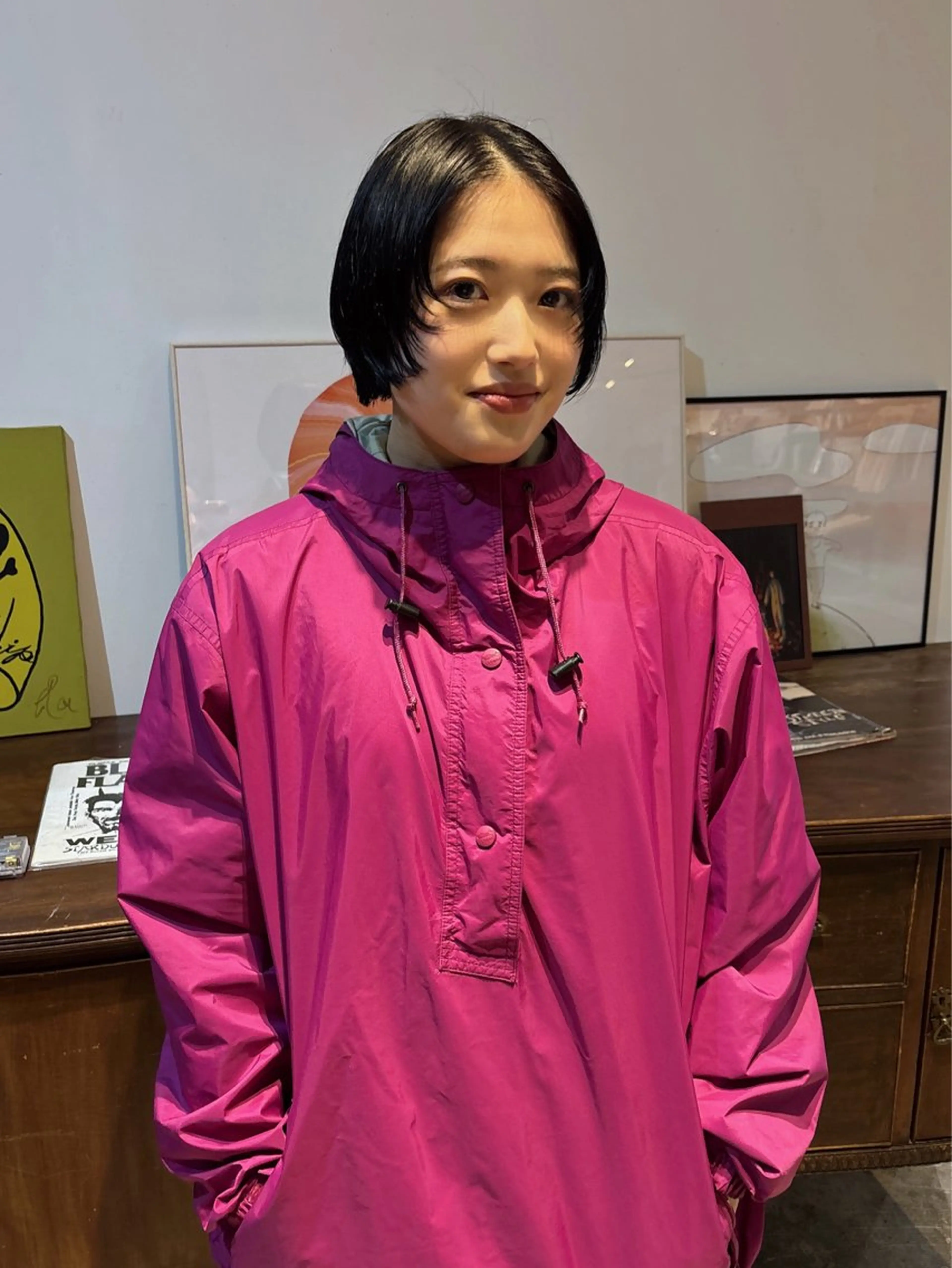 ショート ボブ 伸ばしかけ ショートヘア カット ヘアカラー トリートメント 安藤楓華 fuka andoのヘアスタイル