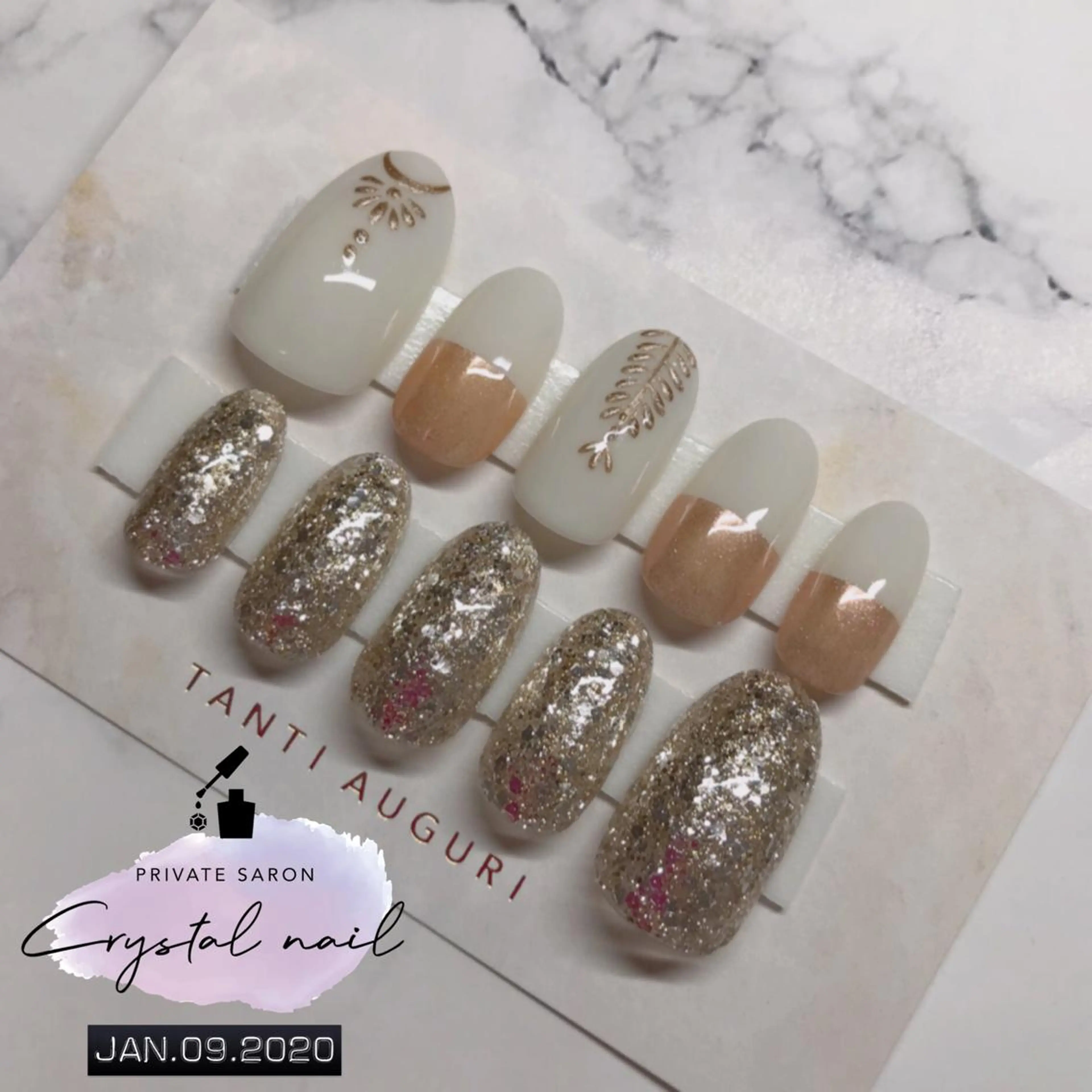 ネイル 成人式 ネイルチップ SCENERY NAILのネイルデザイン
