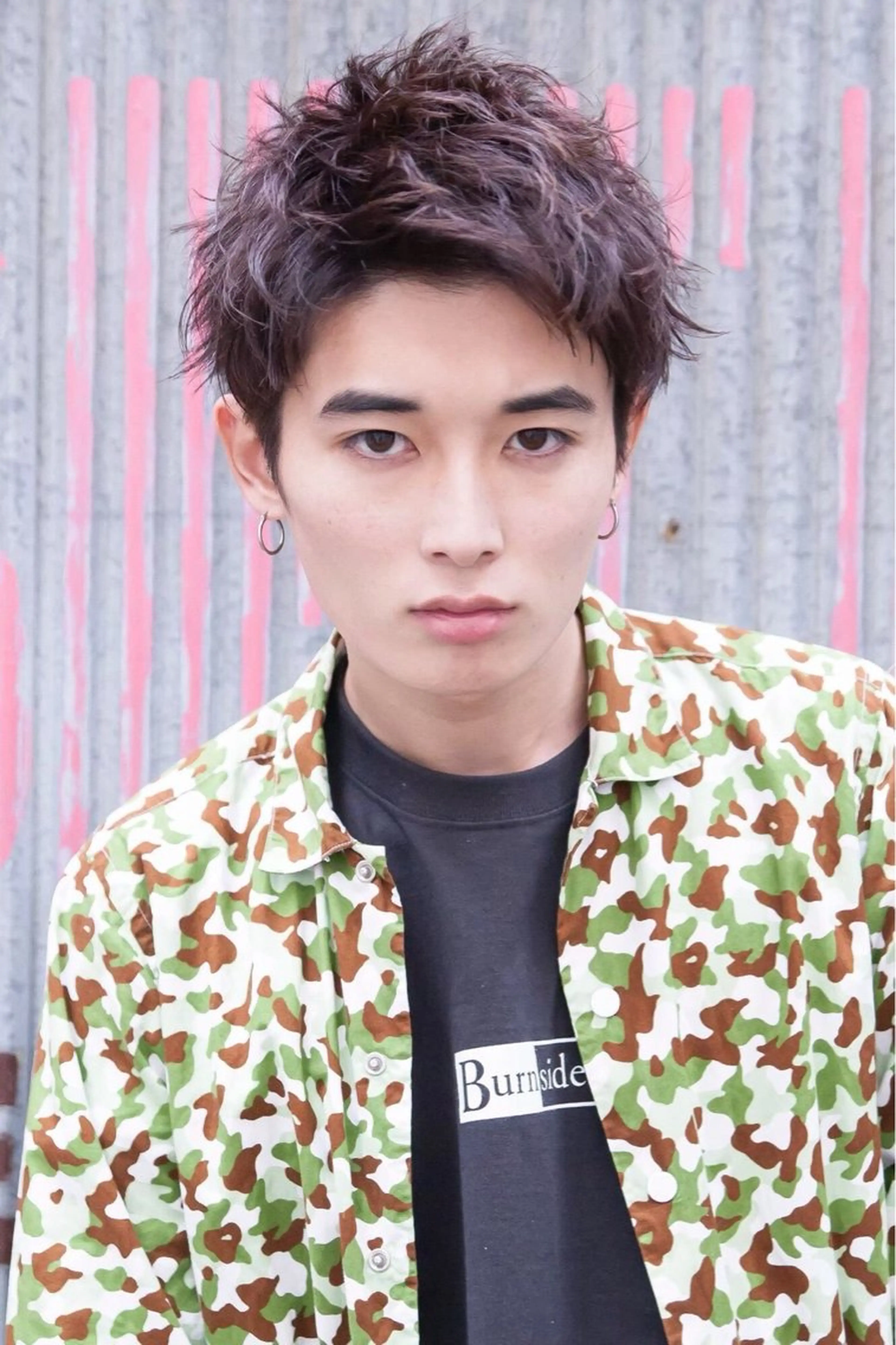 ショート カラー メンズ フクダ レンのヘアスタイル