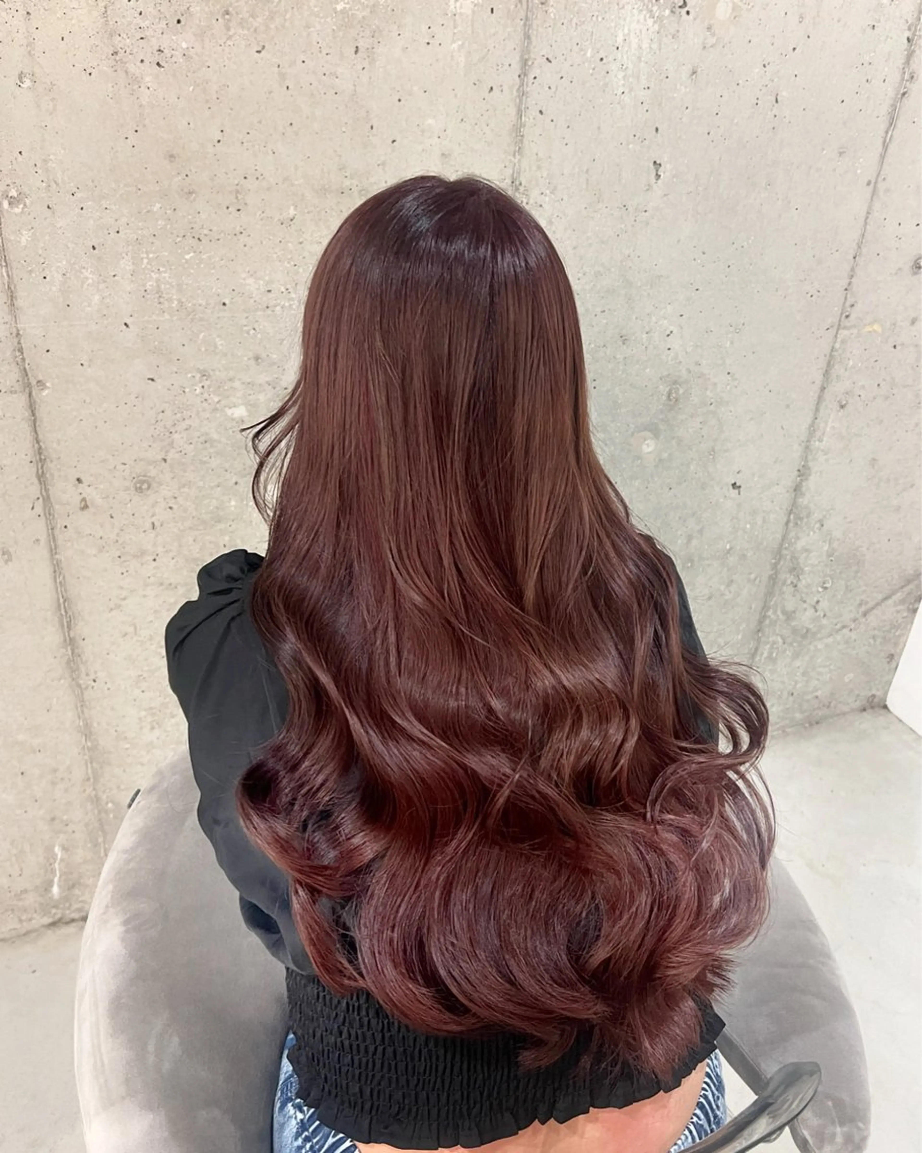 ロング カラー ブリーチ ダブルカラー ブリーチなしカラー レイヤーカット 頓所 大昂のヘアスタイル