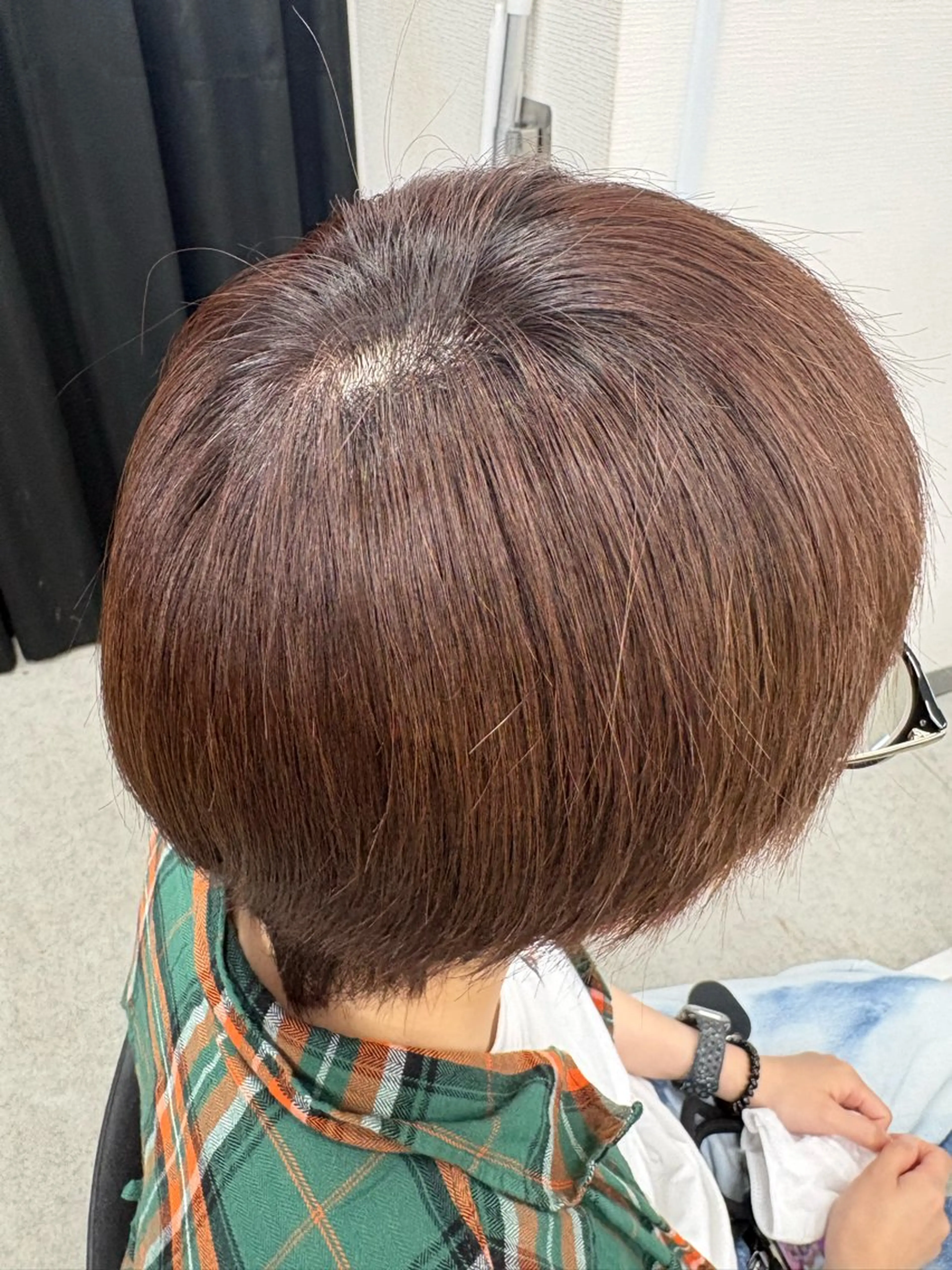 カラー ブラウンカラー オレンジ オレンジブラウン ヘアカラー 💎寒色💎 HARUKAのヘアスタイル