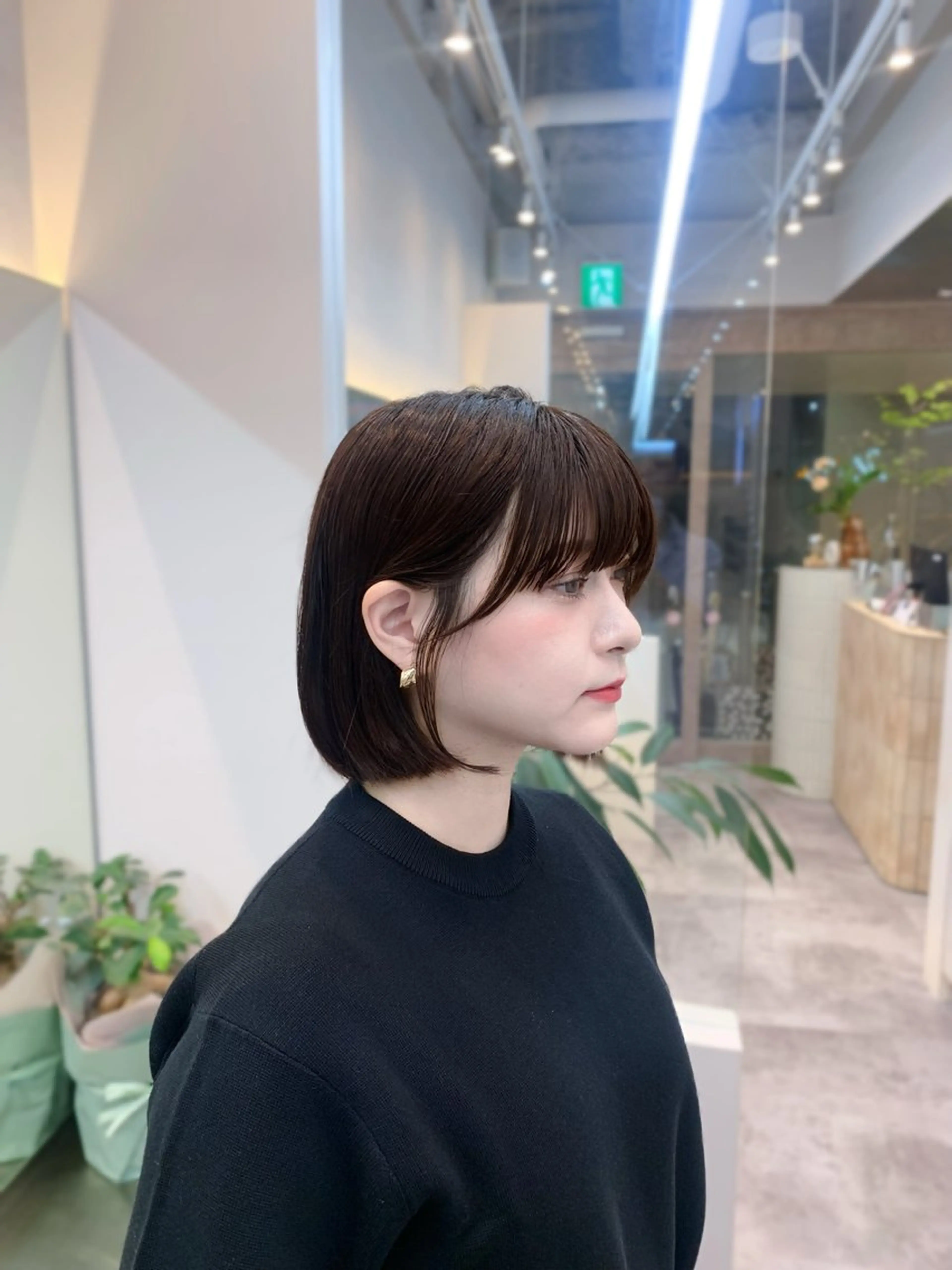 ミディアム カット ヘアカラー トリートメント Hello by Sea所属・レイヤー/艶髪/ボブ /くびれ/伊藤　勇司のヘアスタイル