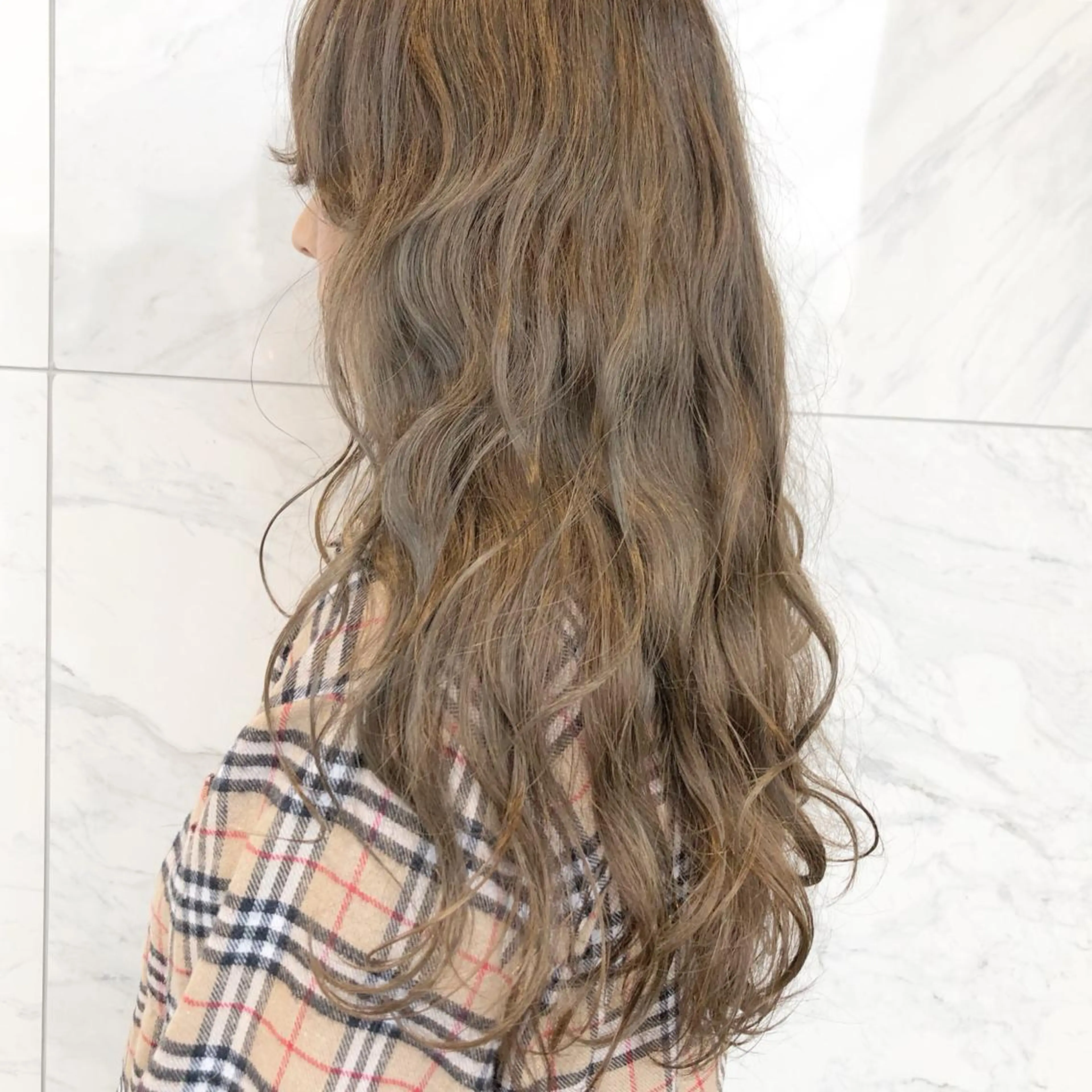 ロング カラー ヘアアレンジ yoshino yukoのマツエク・マツパデザイン