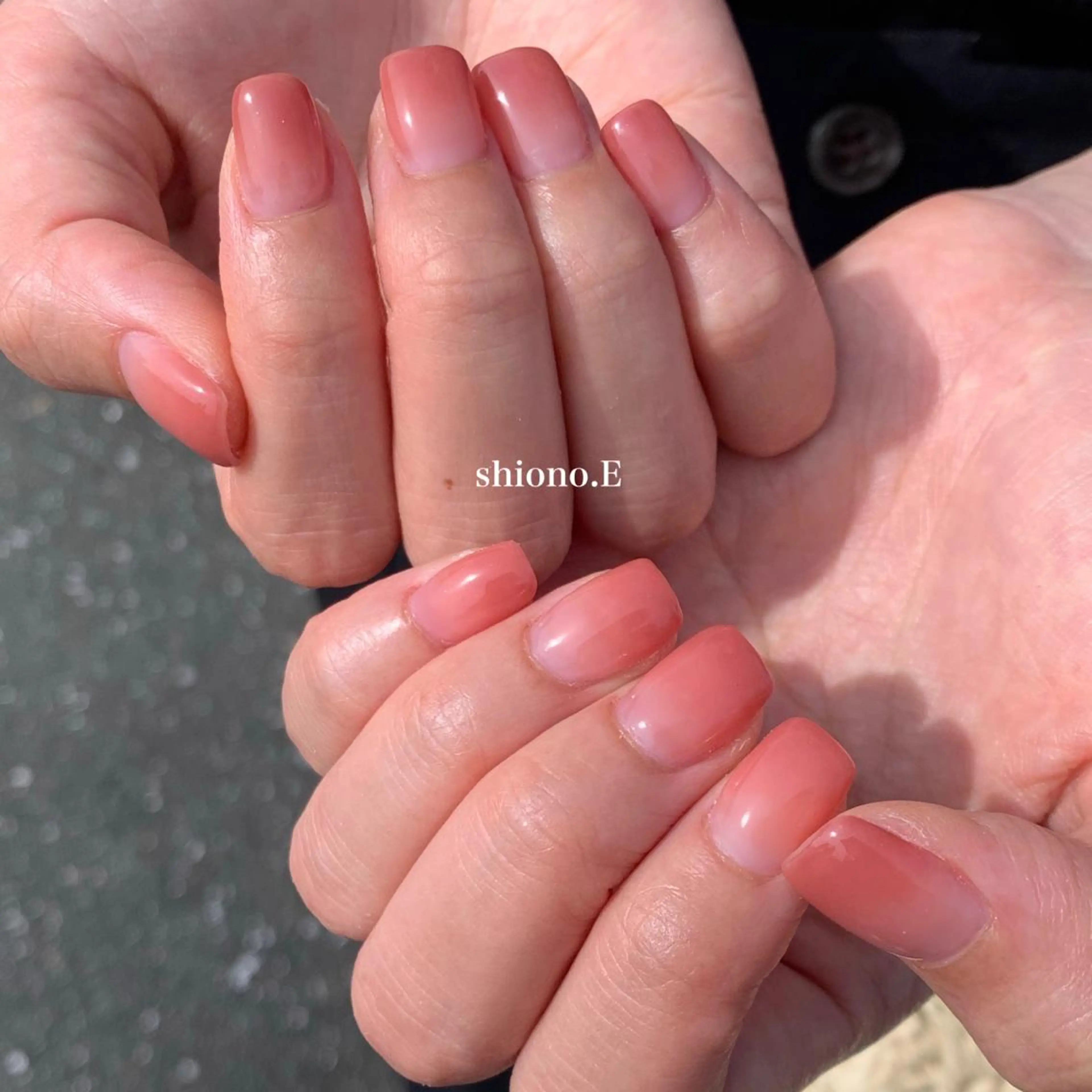 ミディアム カラー ネイル ショートネイル スクエアネイル be-cares beauty(豊川店のネイルデザイン