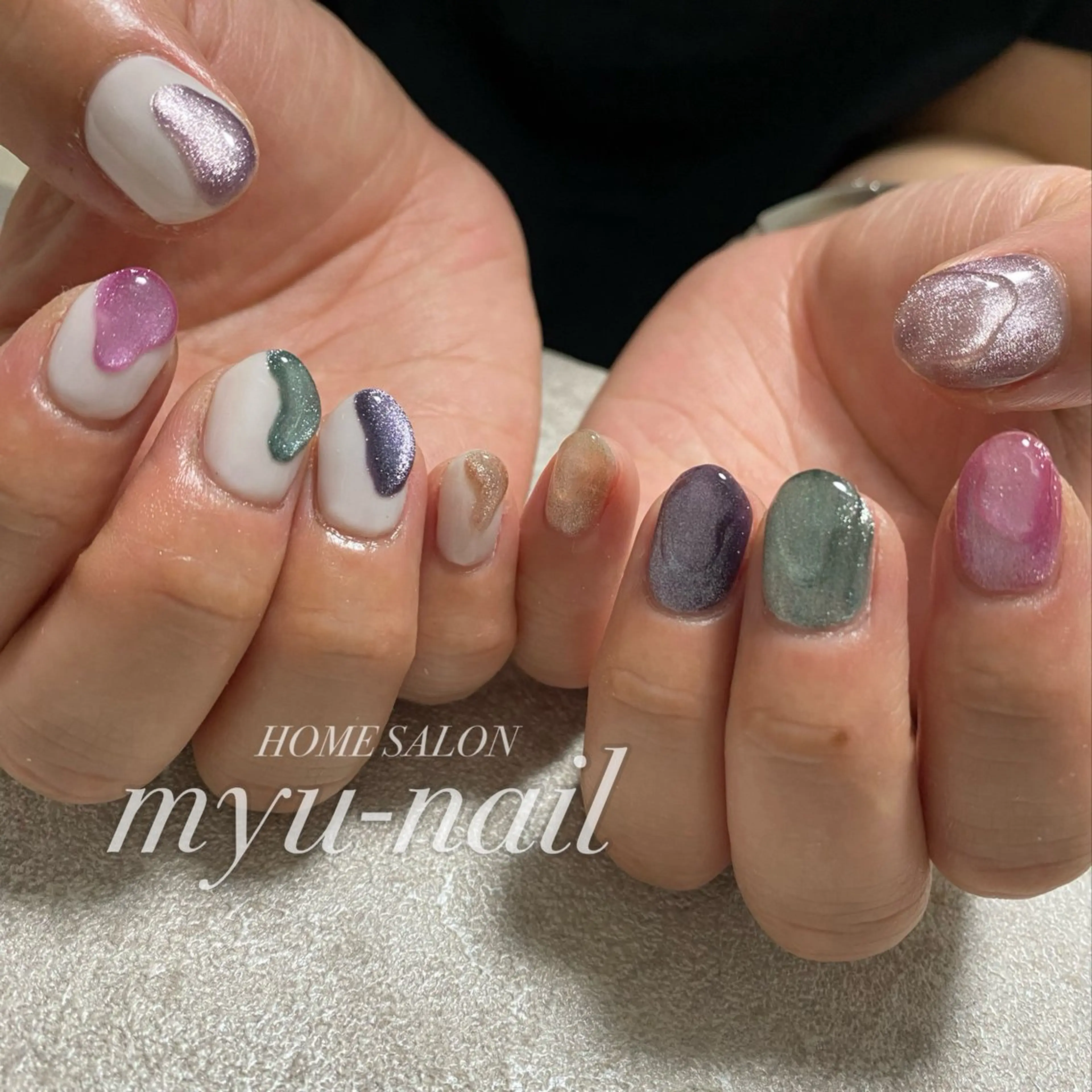 ネイル ホームサロン myu-nailのネイルデザイン