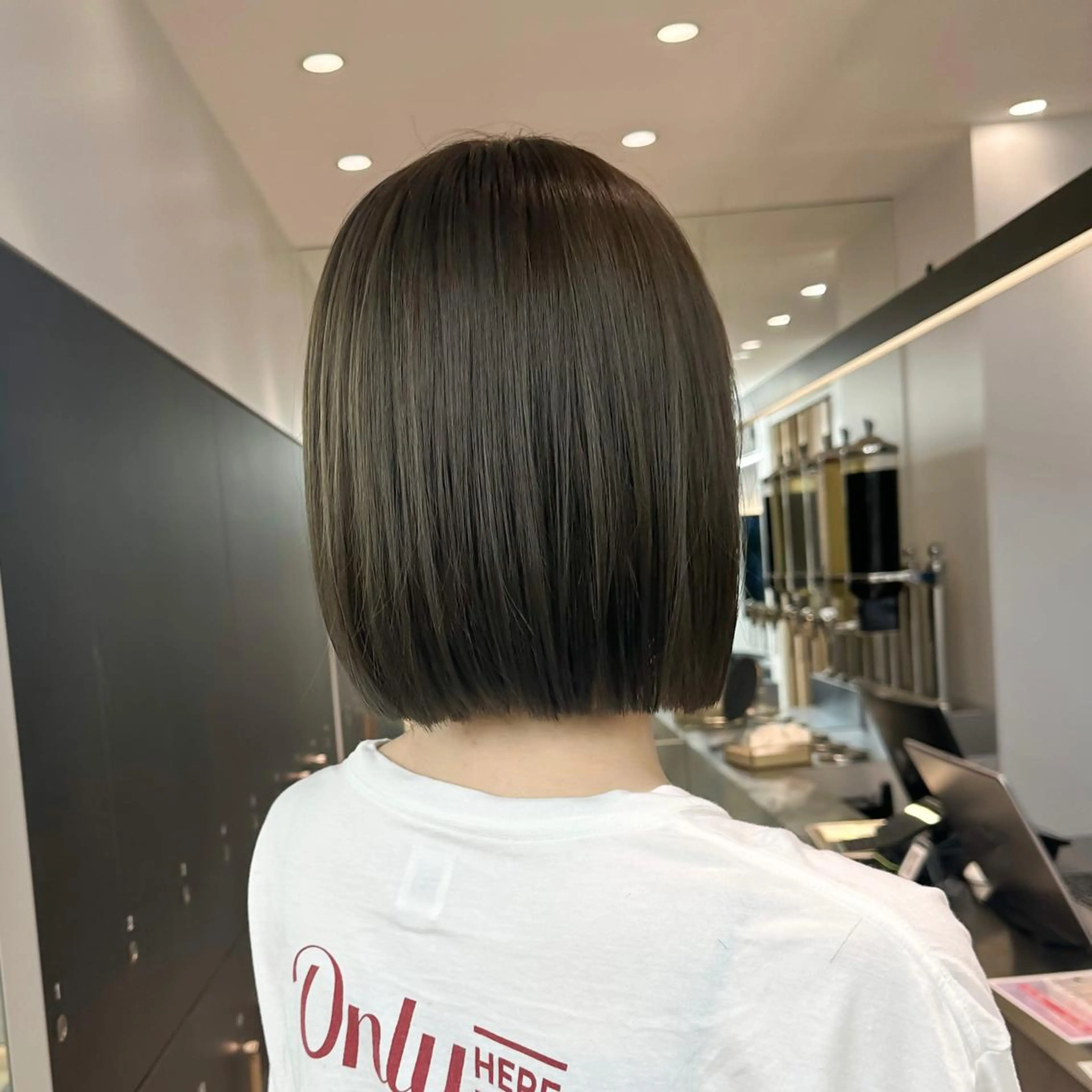 ショート カラー カット ヘアカラー トリートメント 縮毛/レイヤー 韓国/橋口のヘアスタイル