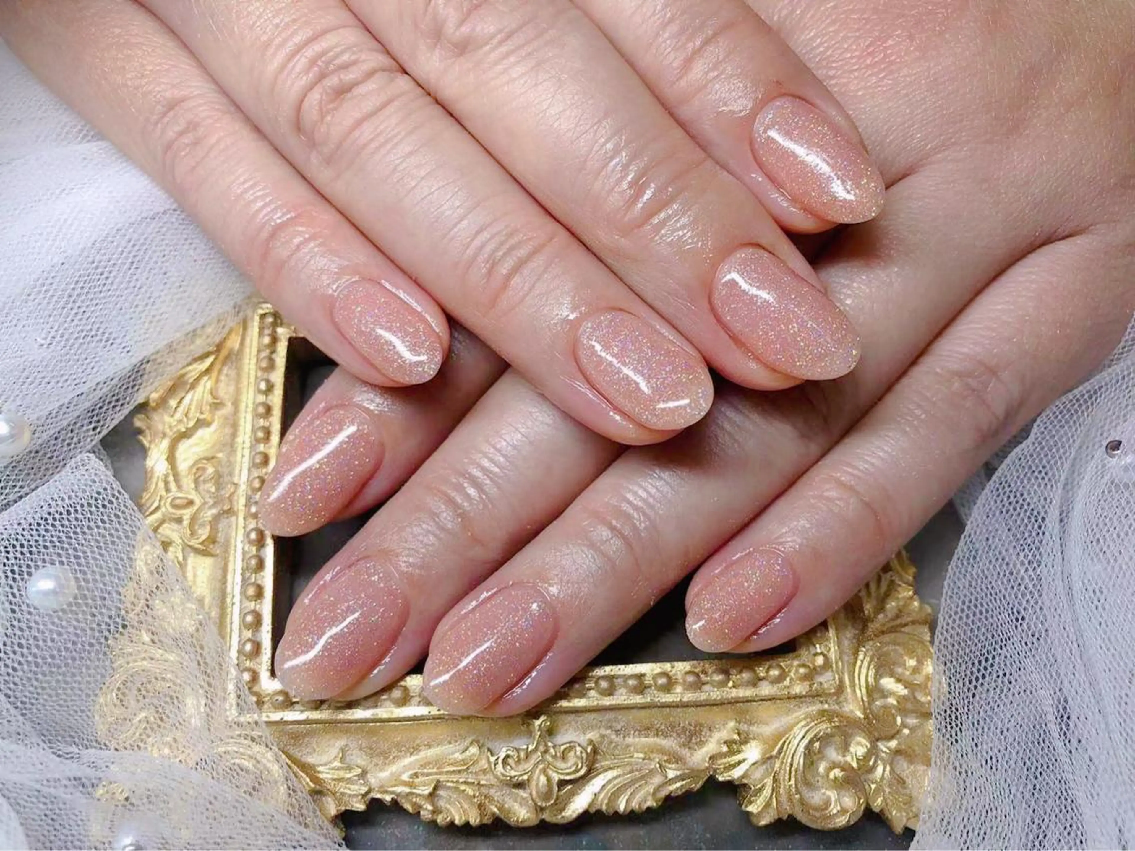 ネイル ハンドネイル マジック ミラーのネイルデザイン