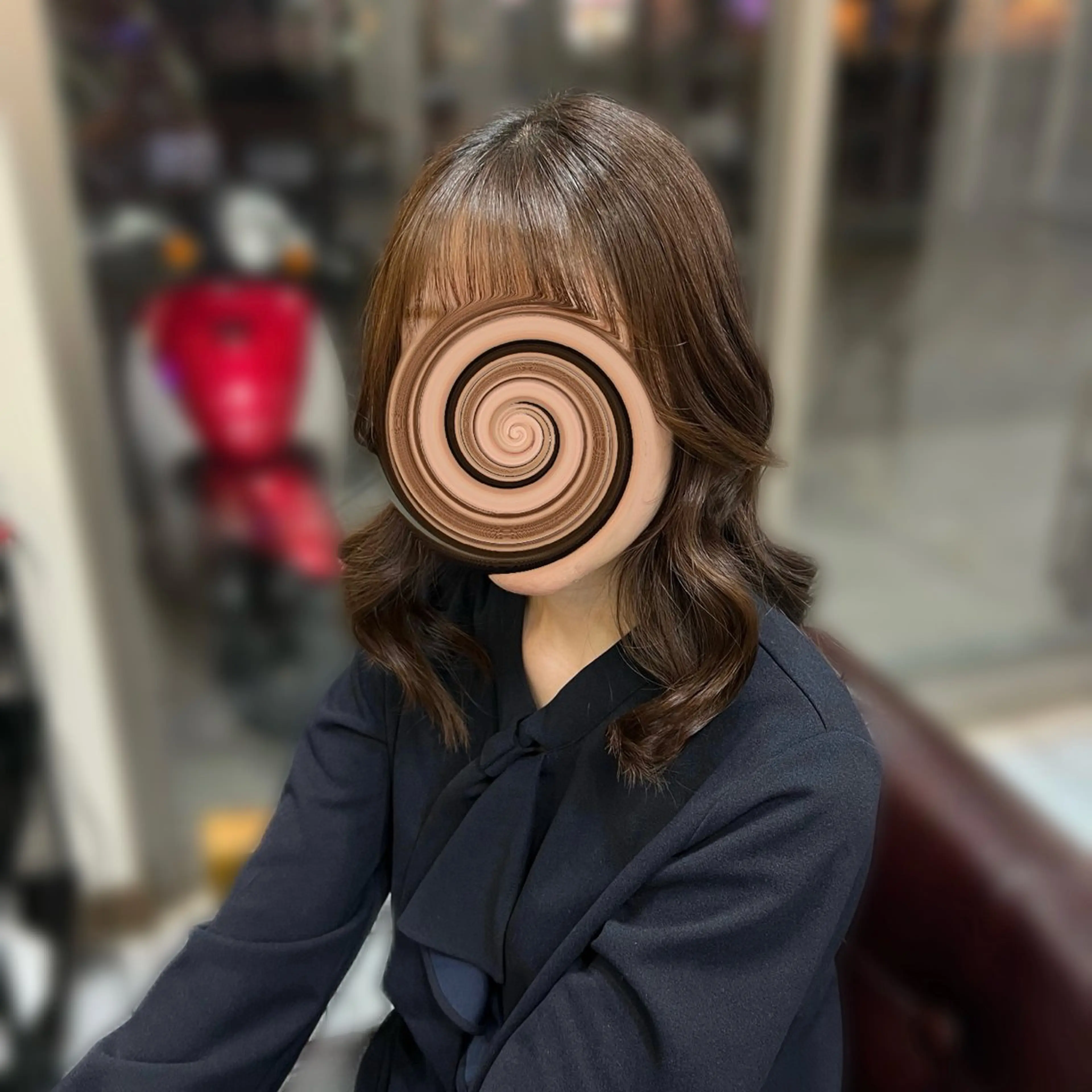 ミディアム ヘッドスパ 平野 優菜 / minim 艶カラーのヘアスタイル