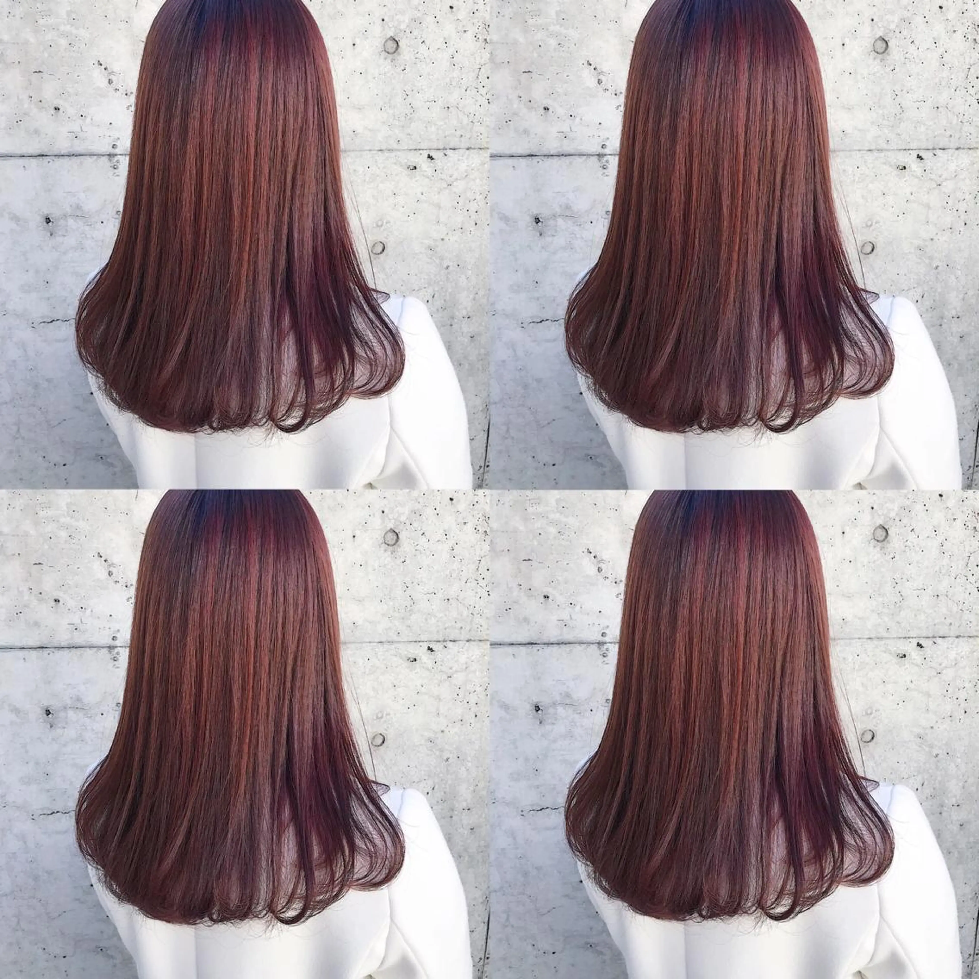 セミロング カラー ヘアアレンジ ヘアカラー トリートメント TAKUMAブリーチ /切りっぱなし🪽のヘアスタイル