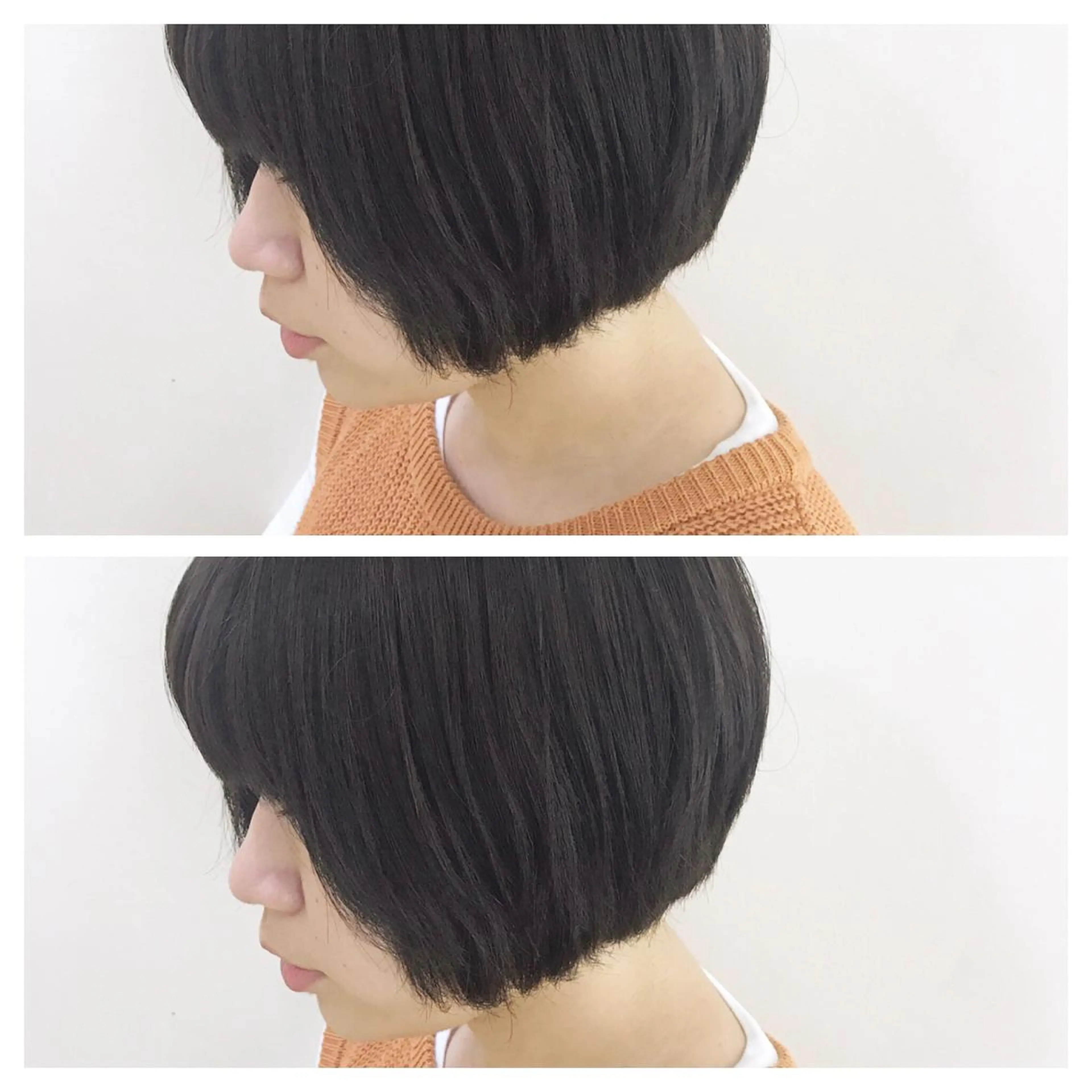 ショート カラー ショートボブ アッシュ アッシュブラウン ブラウンカラー ボブ ハイトーン/ショート 村上淳乃🐥のヘアスタイル