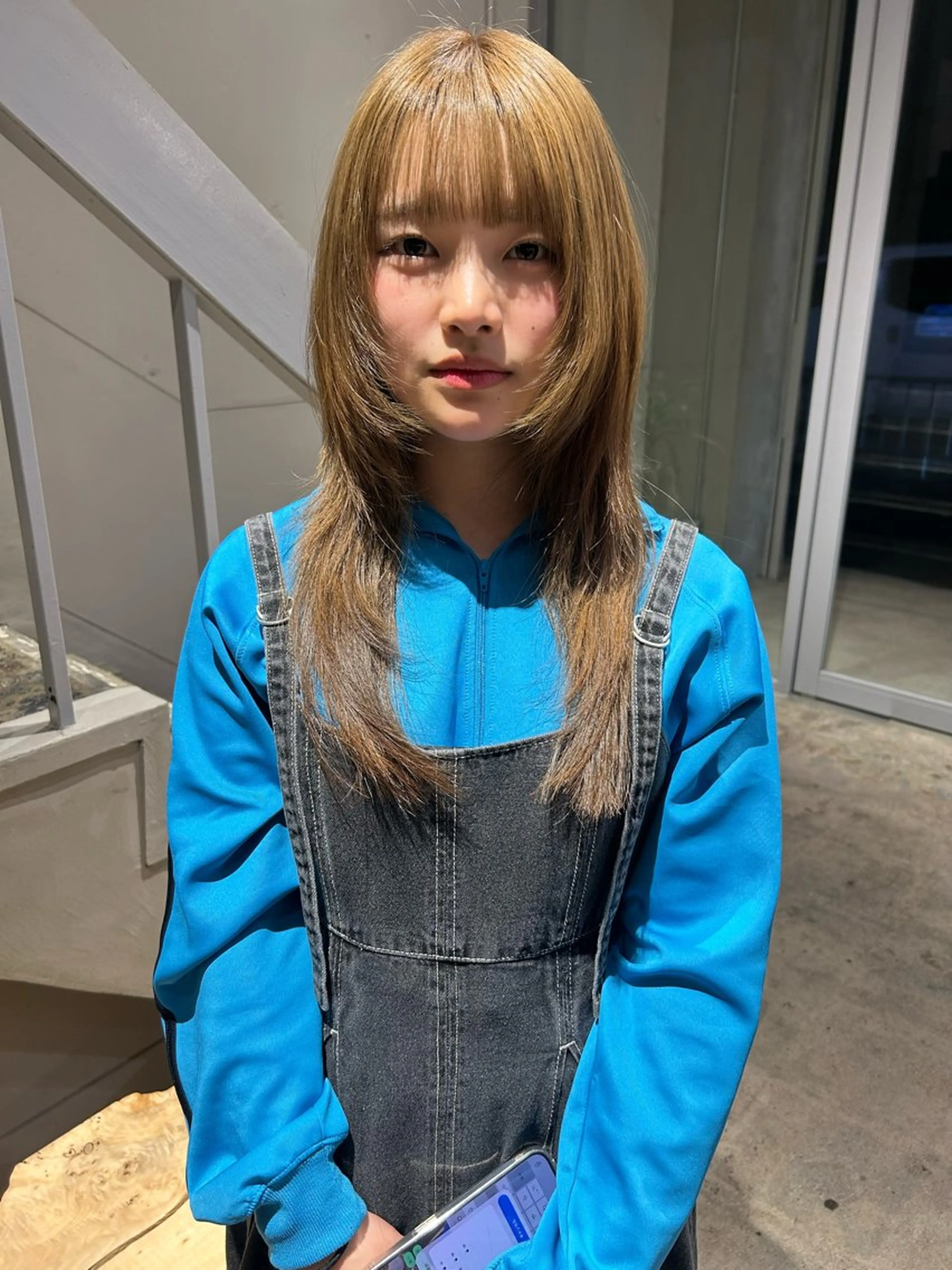 ロング レイヤー/パーマ /momokoのヘアスタイル