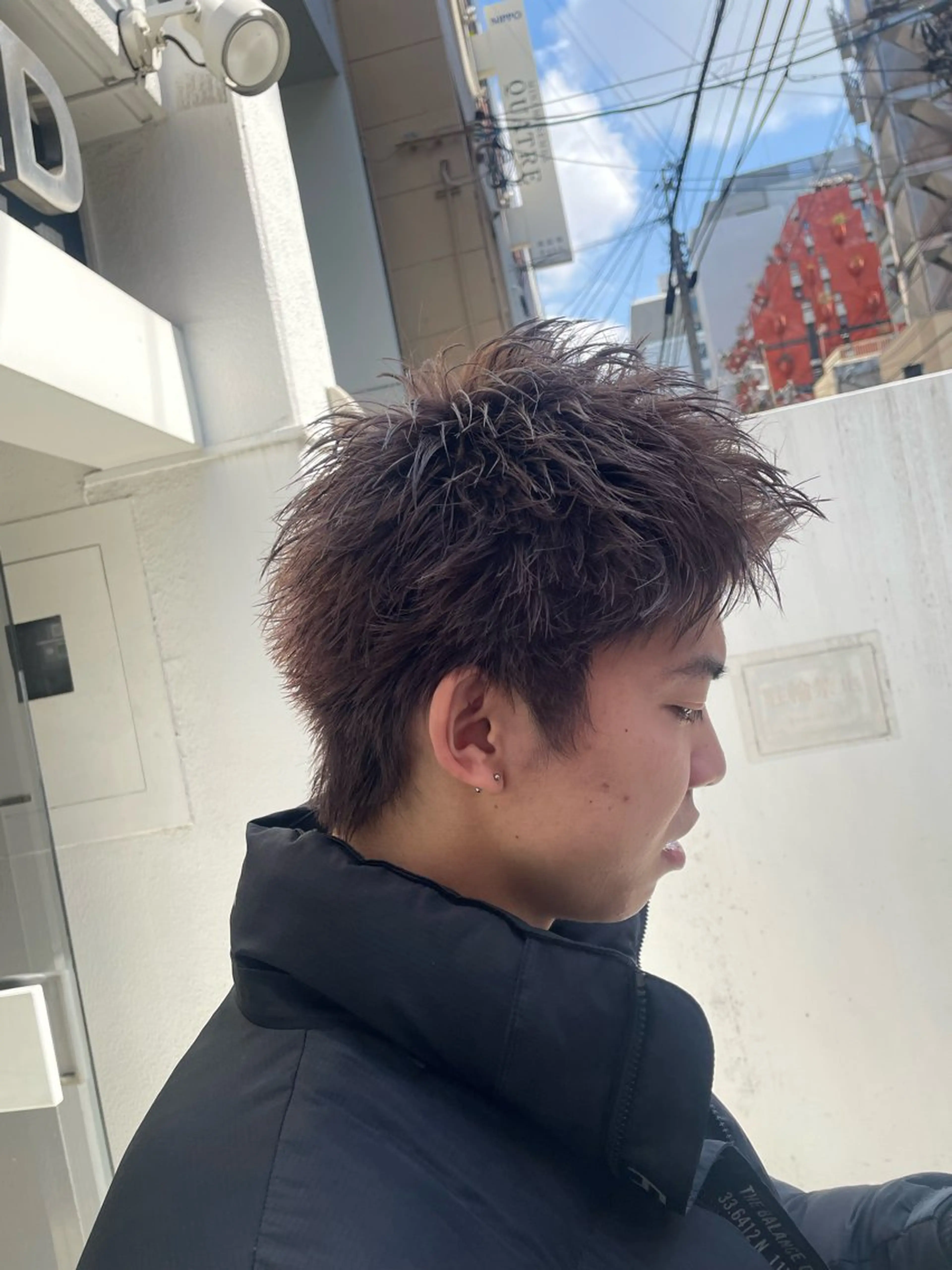 メンズ カット ヘアセット 心斎橋/メンズ /ルレイル/地形真希のヘアスタイル