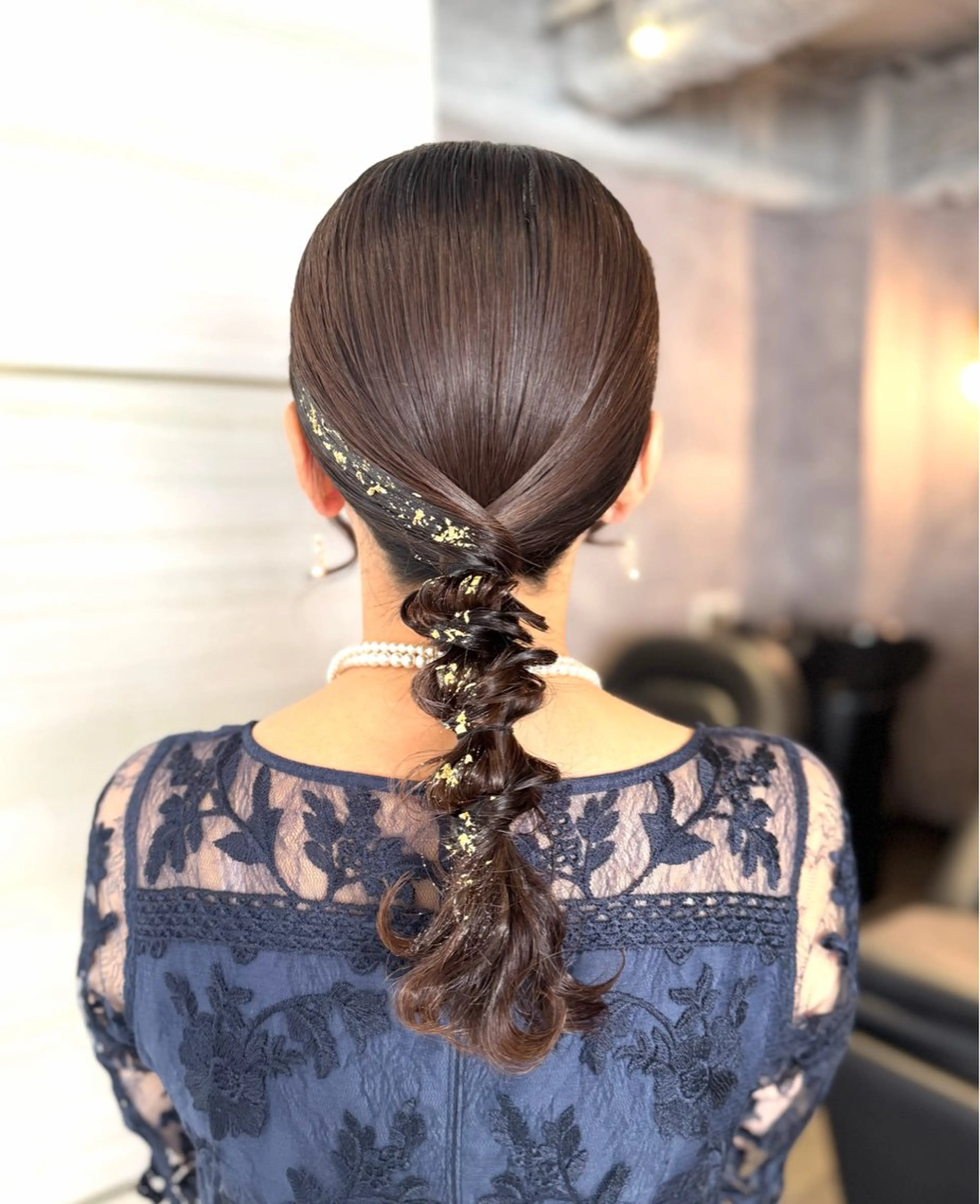 ロング ヘアアレンジ ヘアセット 🩶鈴木茉奈🩶艶髪 /透明感/暖色カラーのヘアスタイル