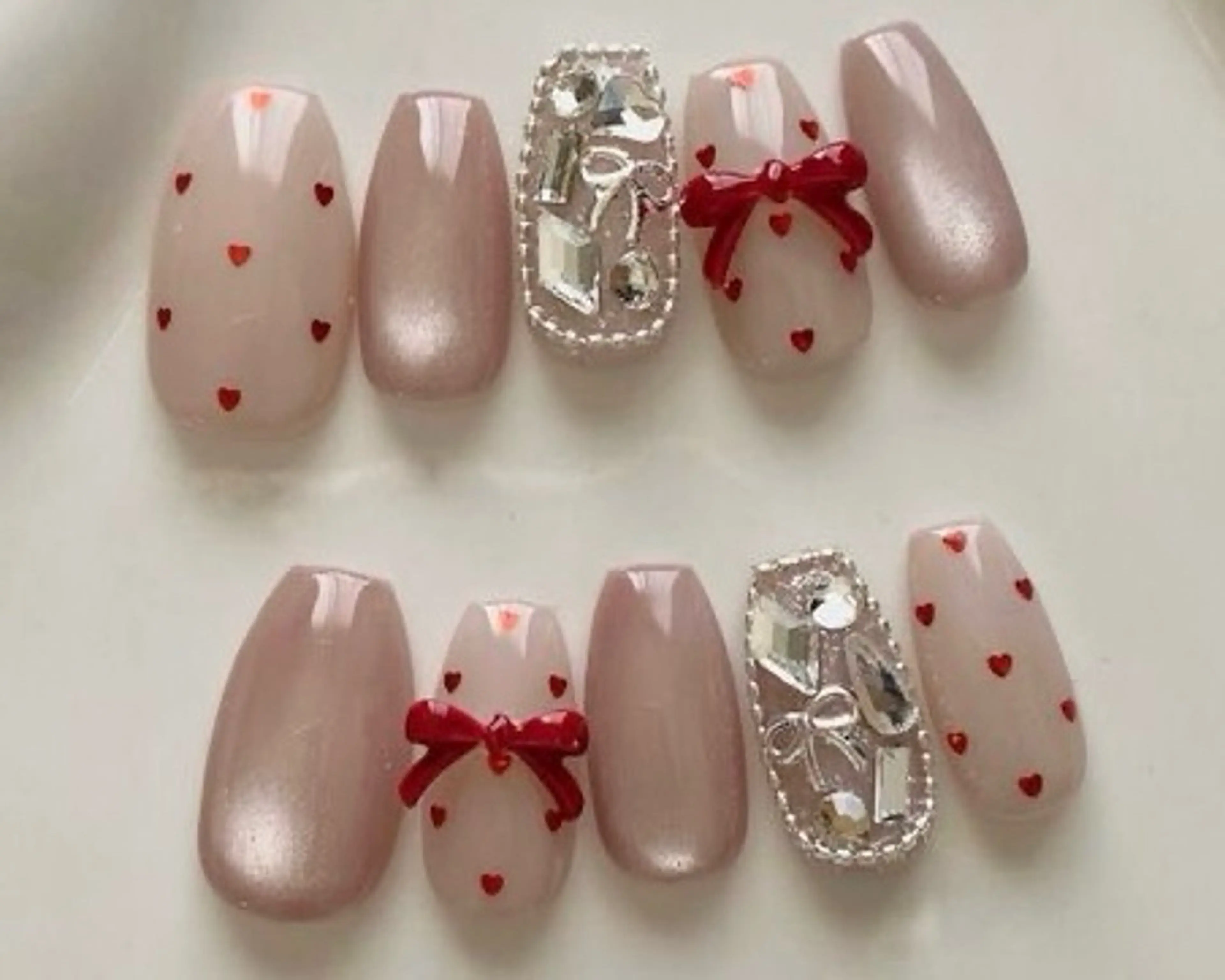 【初回自爪オフ無料】バレンタインデザインA 練習モデル限定価格の写真