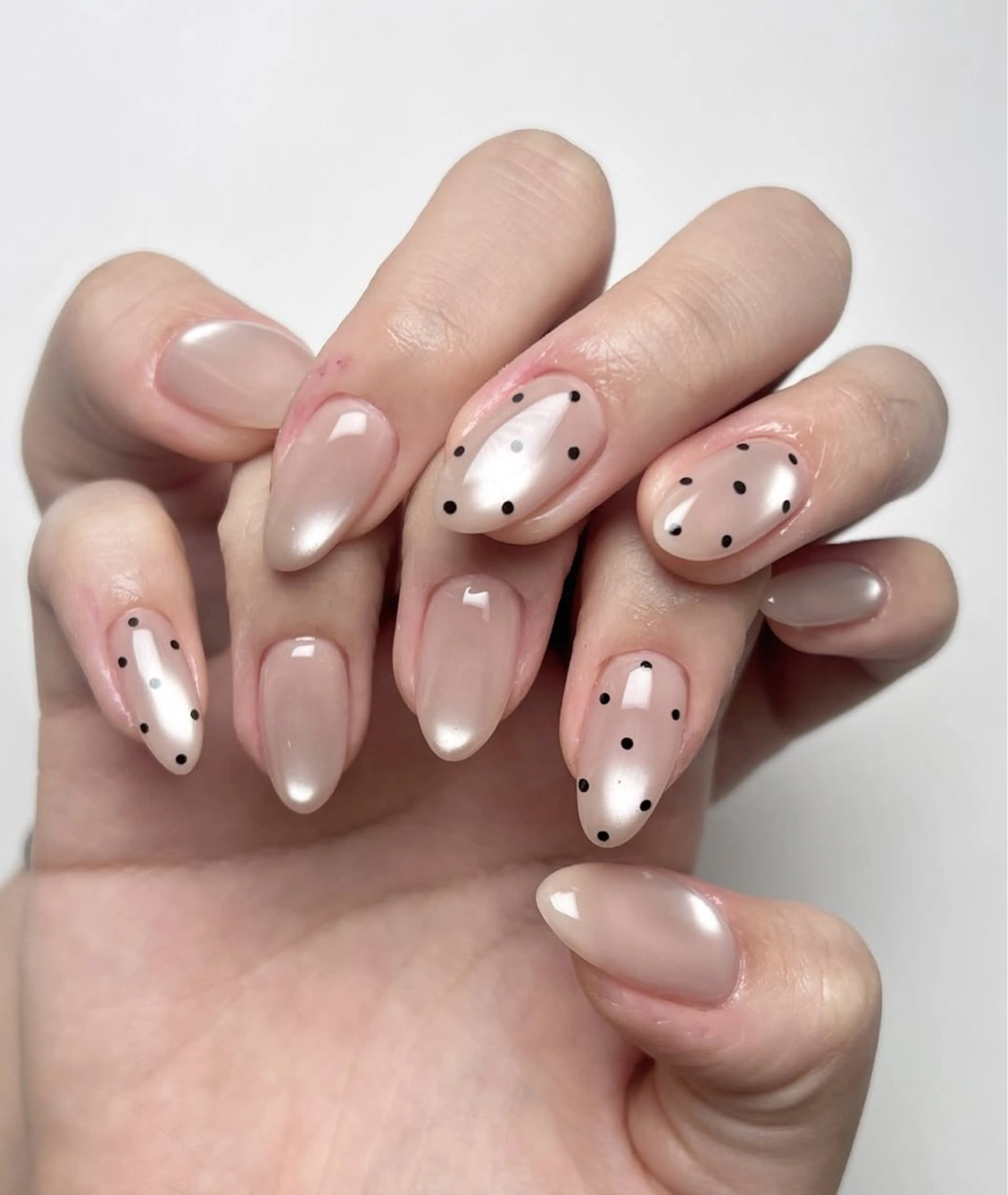 ネイル ラメ(グリッター) マグネットネイル シンプルネイル ハンドネイル ゆい ノエラネイルのネイルデザイン