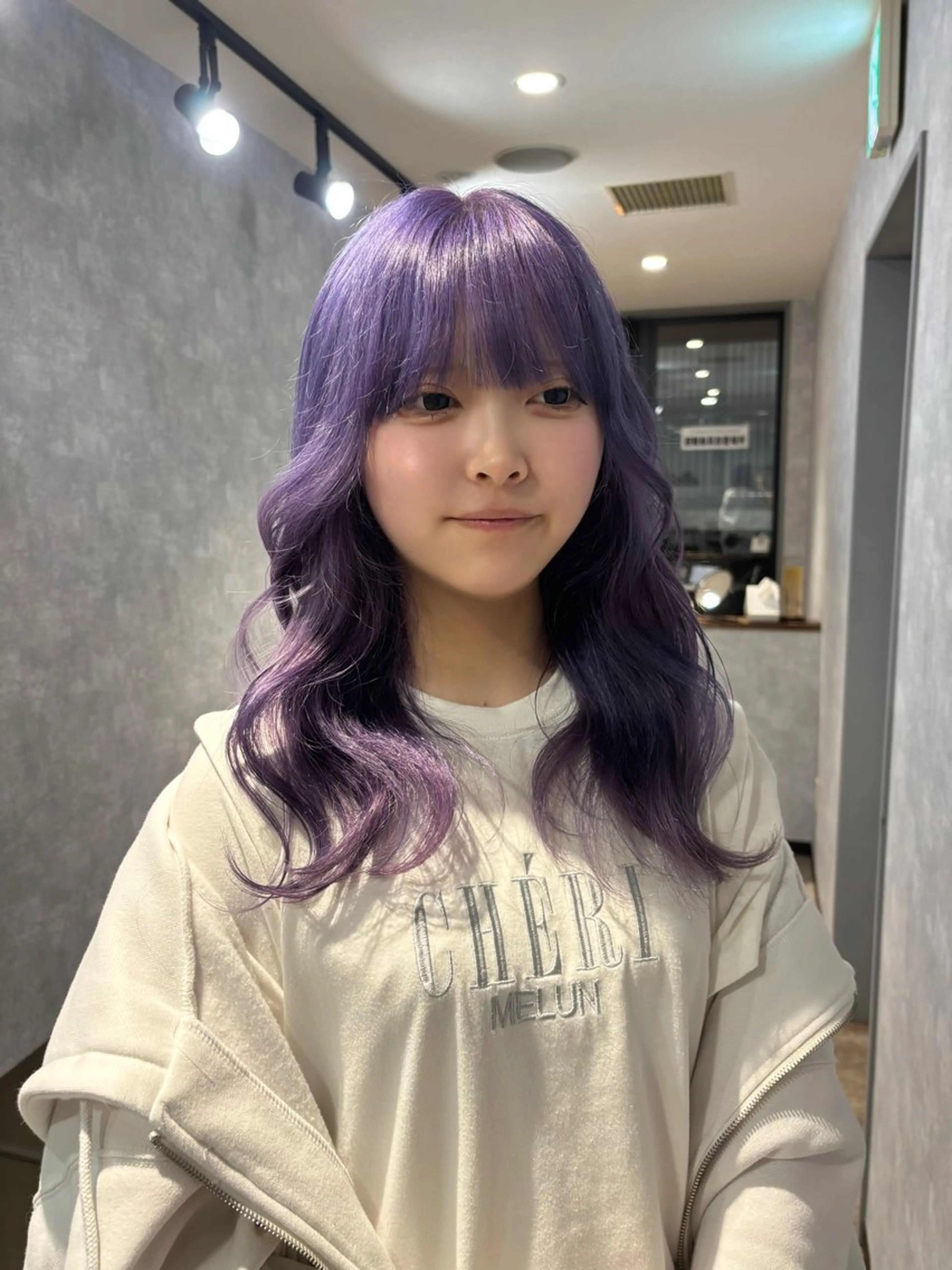 セミロング カット ヘアカラー トリートメント 🌐NATSUMI 🌐【寒色カラー】のヘアスタイル