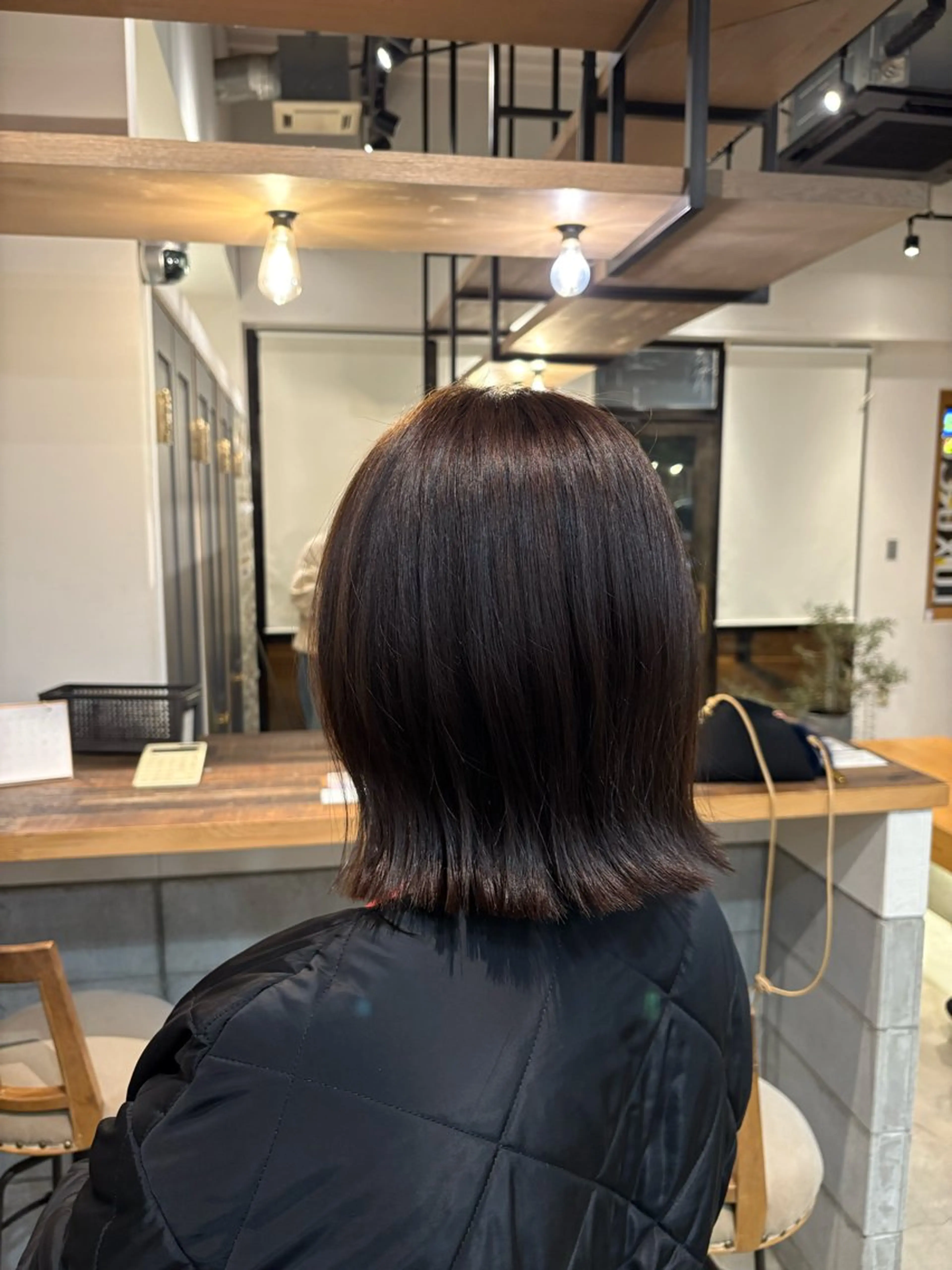 ミディアム カラー 透明感カラー/に合わ せカット/サクラ🌸のヘアスタイル