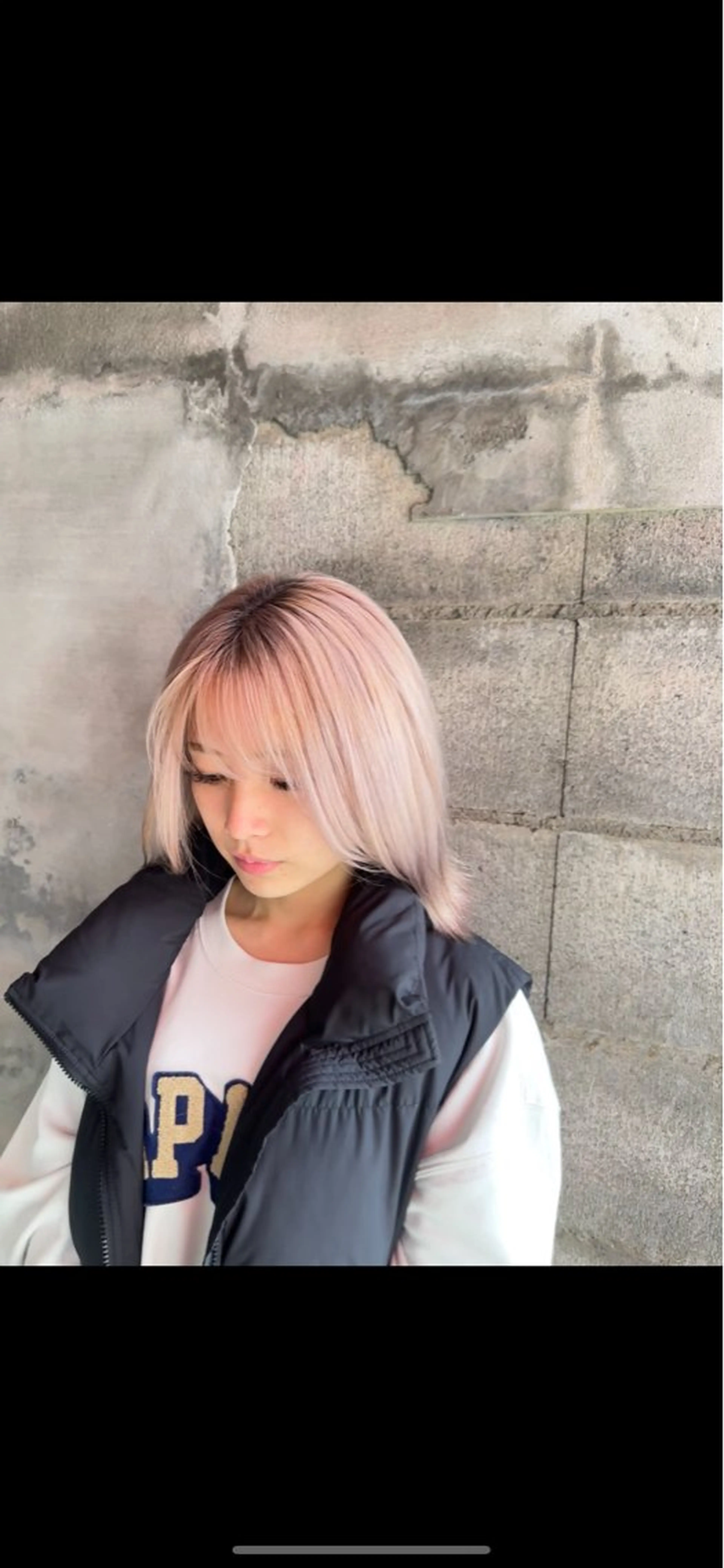 ミディアム ヘアカラー エクステ/ハイトーン /レイヤーカットのヘアスタイル