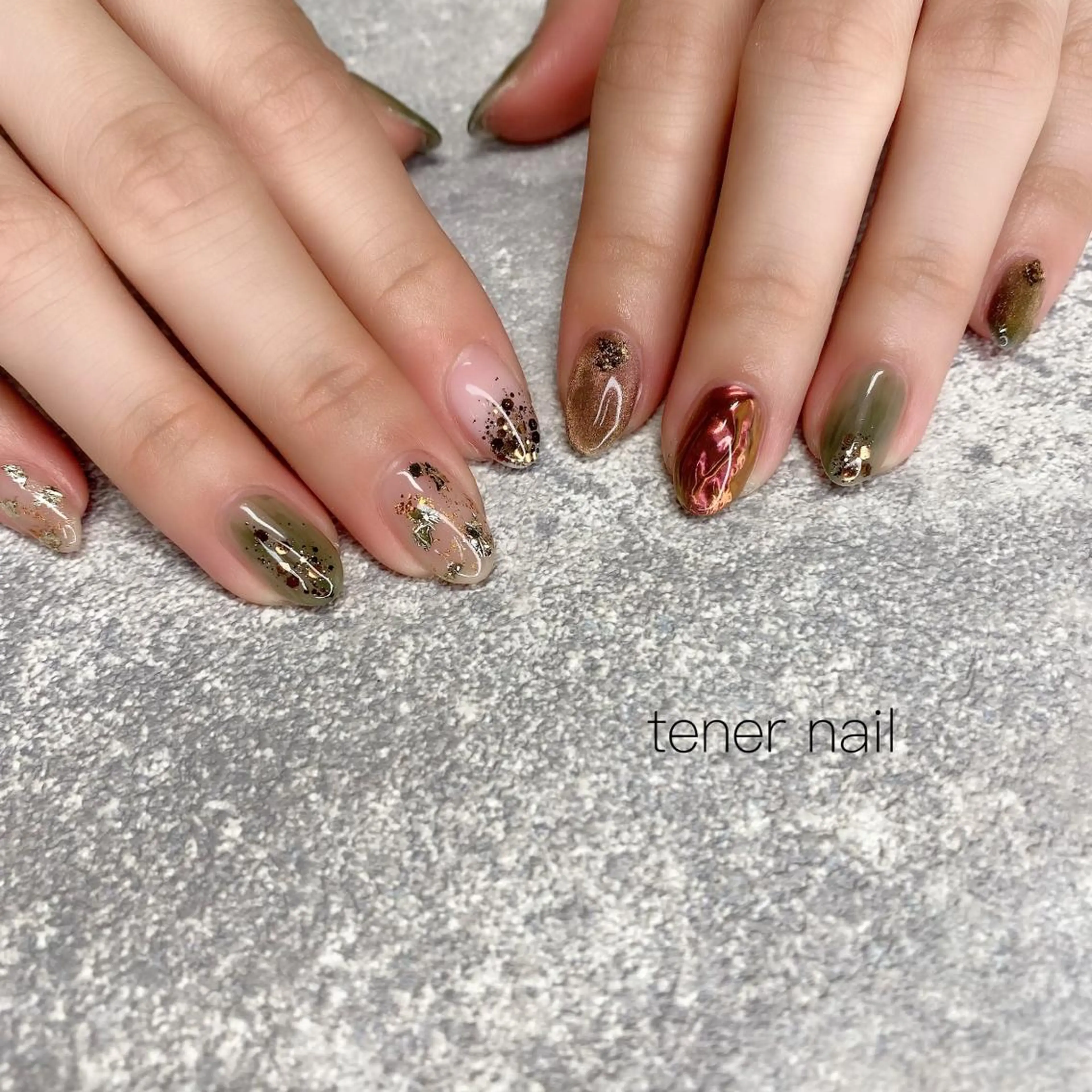 ネイル ニュアンスネイル テネルネイル tener nailのネイルデザイン