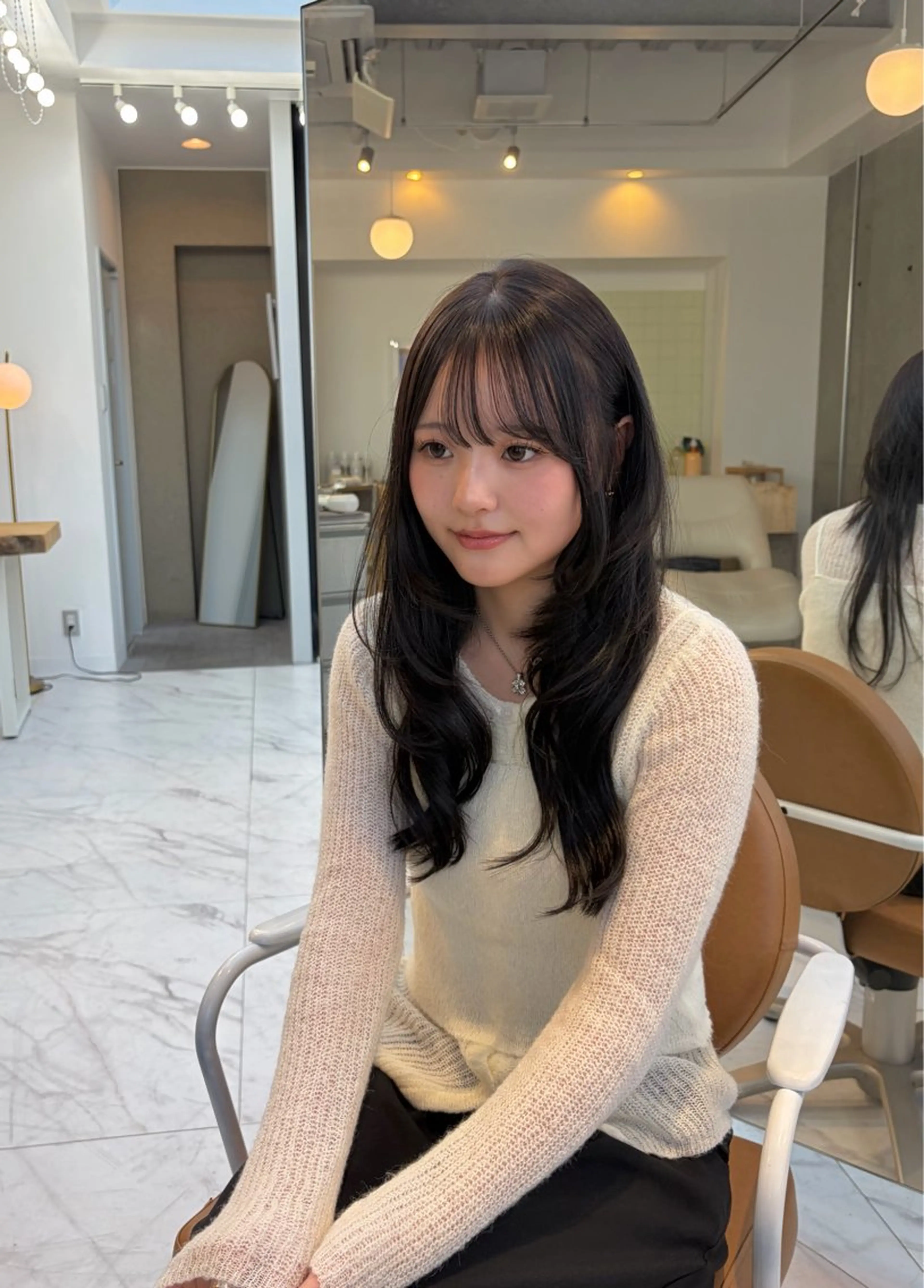 セミロング カット kusada toshiのヘアスタイル