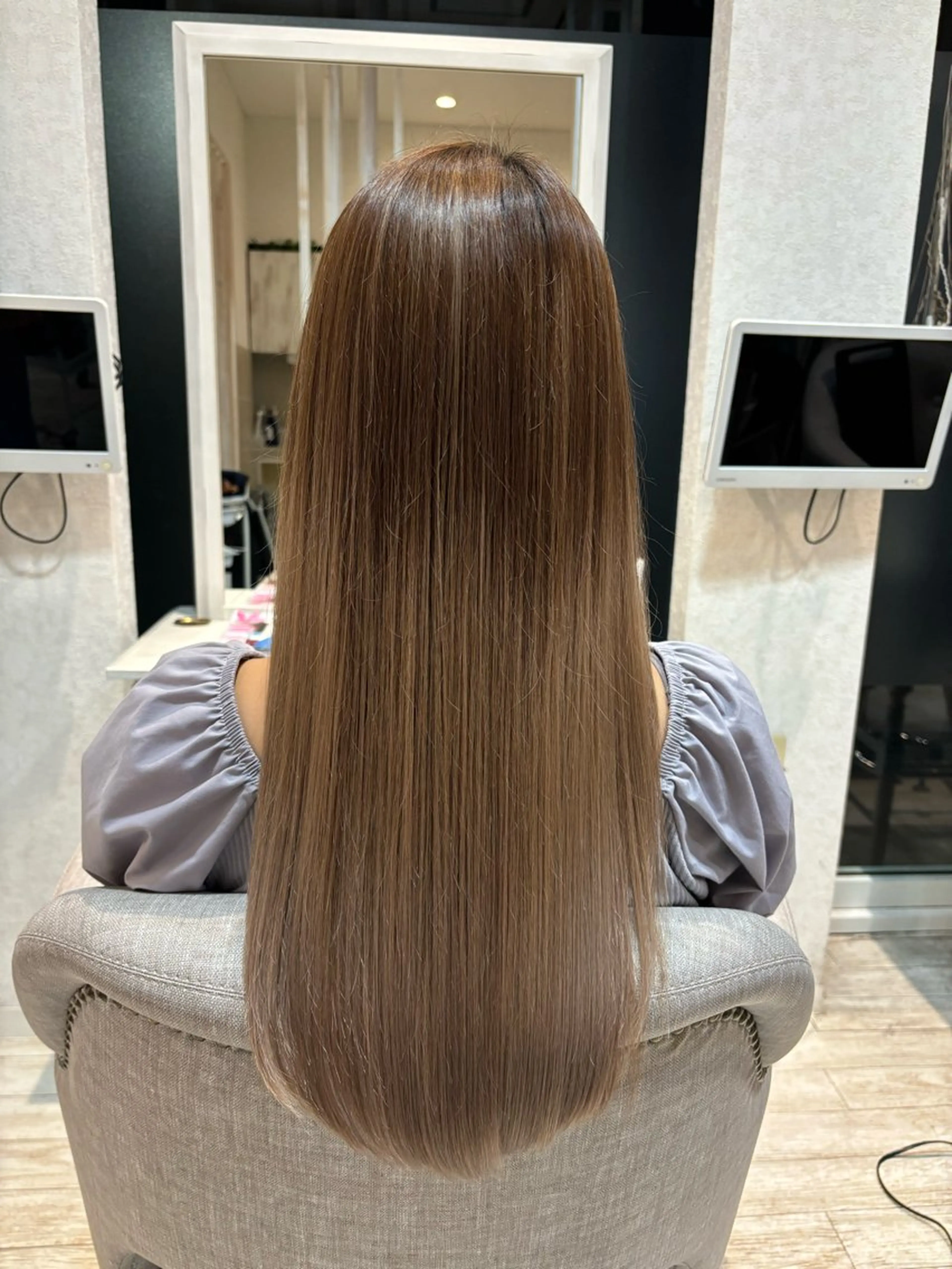 ロング ロング 竹田 夏菜のヘアスタイル