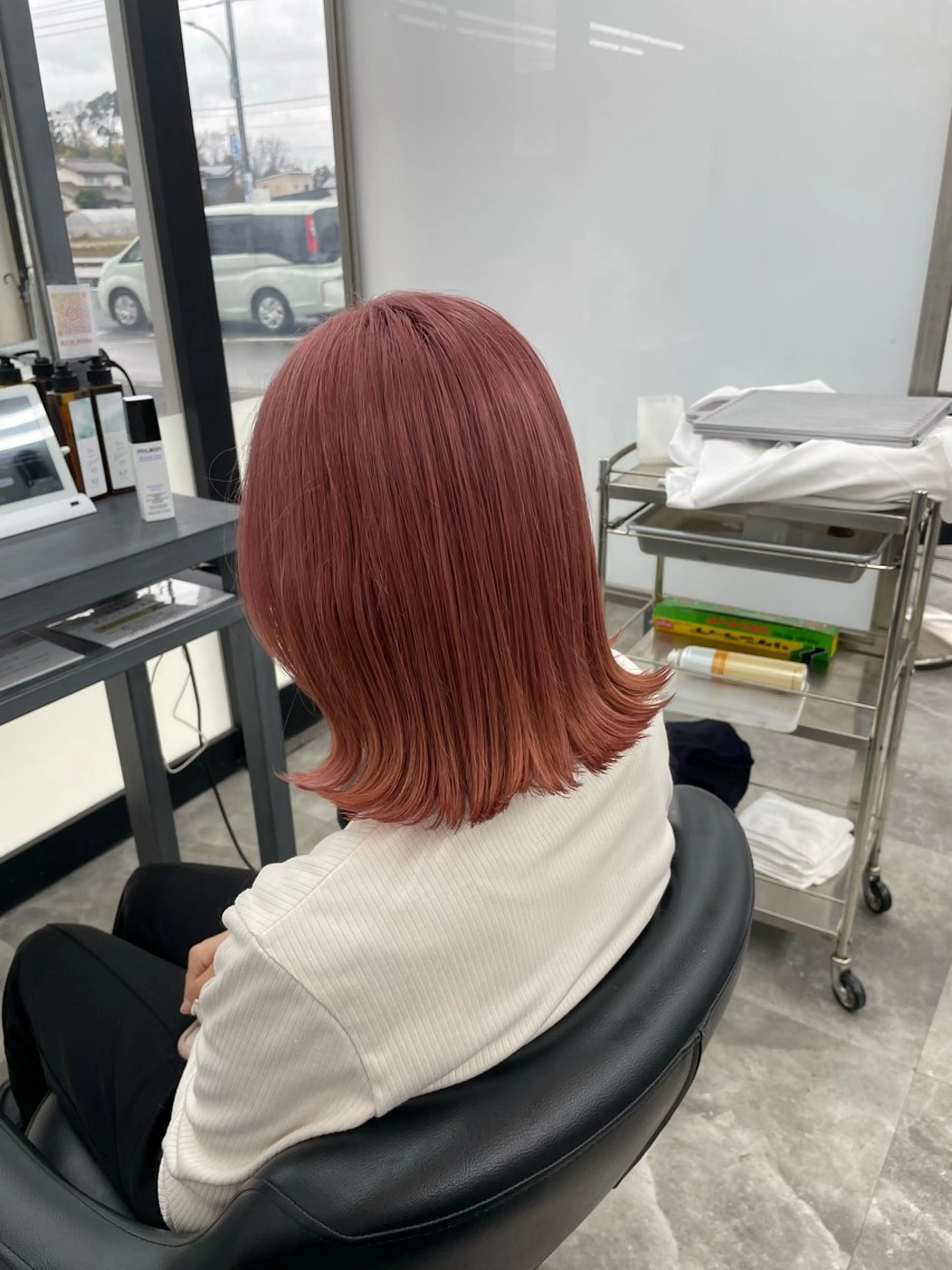 ミディアム 🧋ミルクティーカラ ー🧋特化小林拓登のヘアスタイル