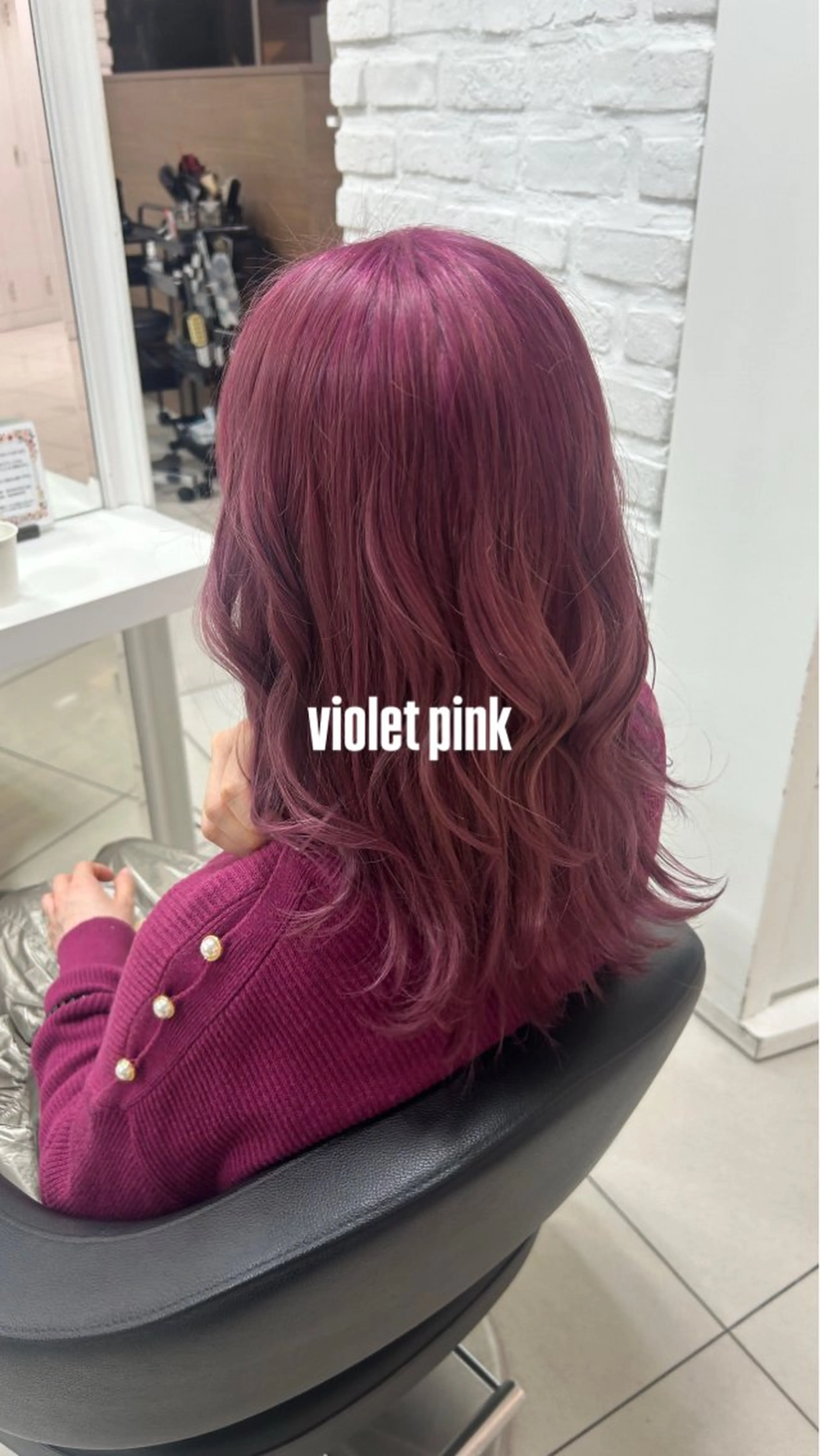 セミロング 【縮毛矯正/レディー スカット】美涼🎀のヘアスタイル